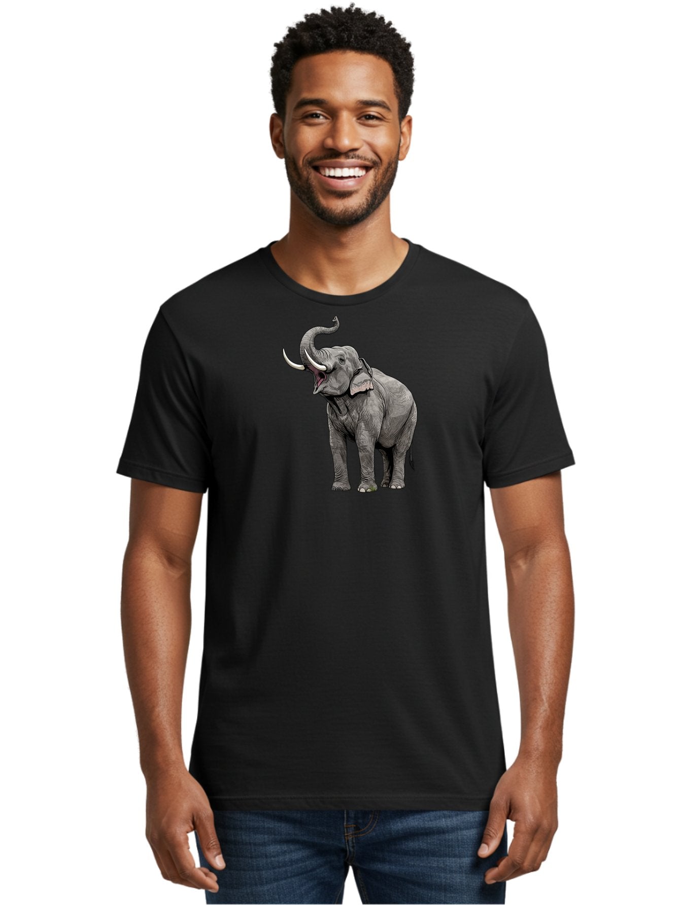 Elephant-1 Men'S Graphic Tee, 100% Cotton, Comfortable Casual Summer Wear, Machine Washable, Vintage Camera, Old Camera, Antique Camera, Black Camera, Classic Photography, Photography Equipment, Nostalgic Device, Film Camera, Camera Art Bah966 19