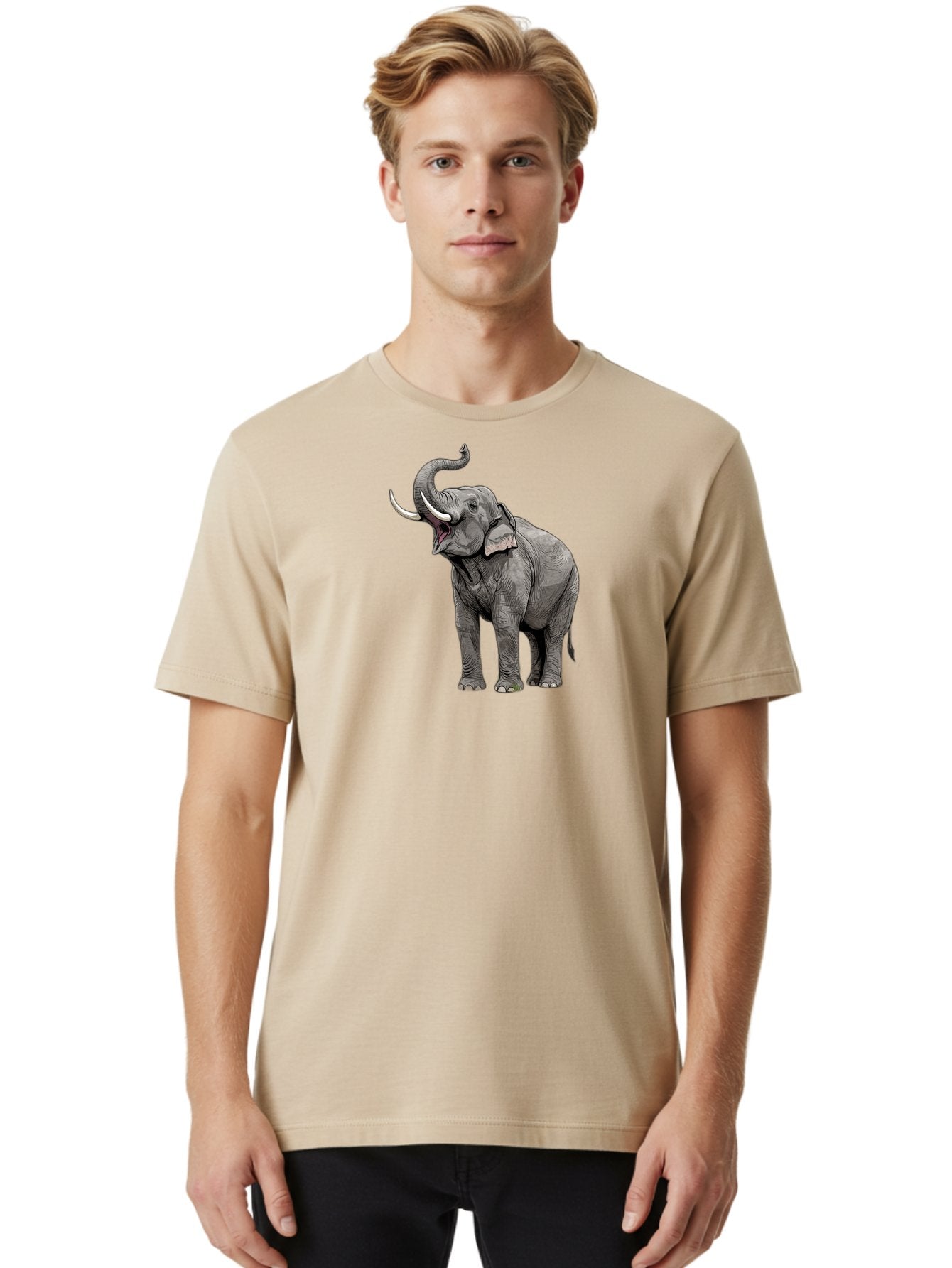 Elephant-1 Men'S Graphic Tee, 100% Cotton, Comfortable Casual Summer Wear, Machine Washable, Vintage Camera, Old Camera, Antique Camera, Black Camera, Classic Photography, Photography Equipment, Nostalgic Device, Film Camera, Camera Art Bah966 29