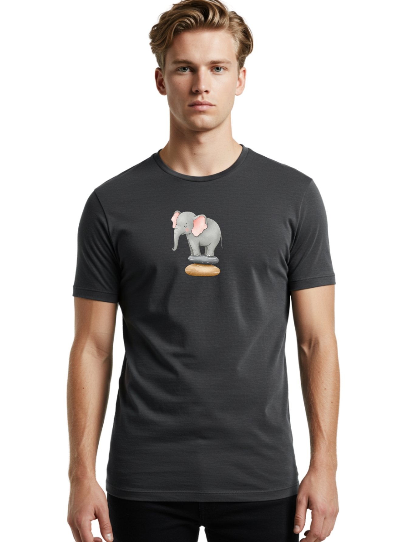 Elephant-On-Stones Men'S Graphic Tee, 100% Cotton, Comfortable Casual Summer Wear, Machine Washable, Vintage Camera, Old Camera, Antique Camera, Black Camera, Classic Photography, Photography Equipment, Nostalgic Device, Film Camera, Bah971 17