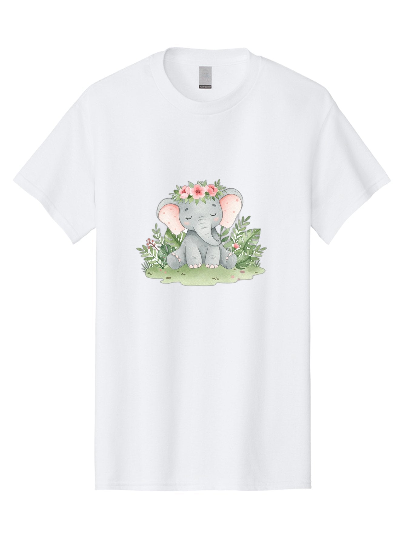 Elephant-With-Floral-Crown Men'S Graphic Tee, 100% Cotton, Comfortable Casual Summer Wear, Machine Washable, Vintage Camera, Old Camera, Antique Camera, Black Camera, Classic Photography, Photography Equipment, Nostalgic Device, Film Camera, Bah972