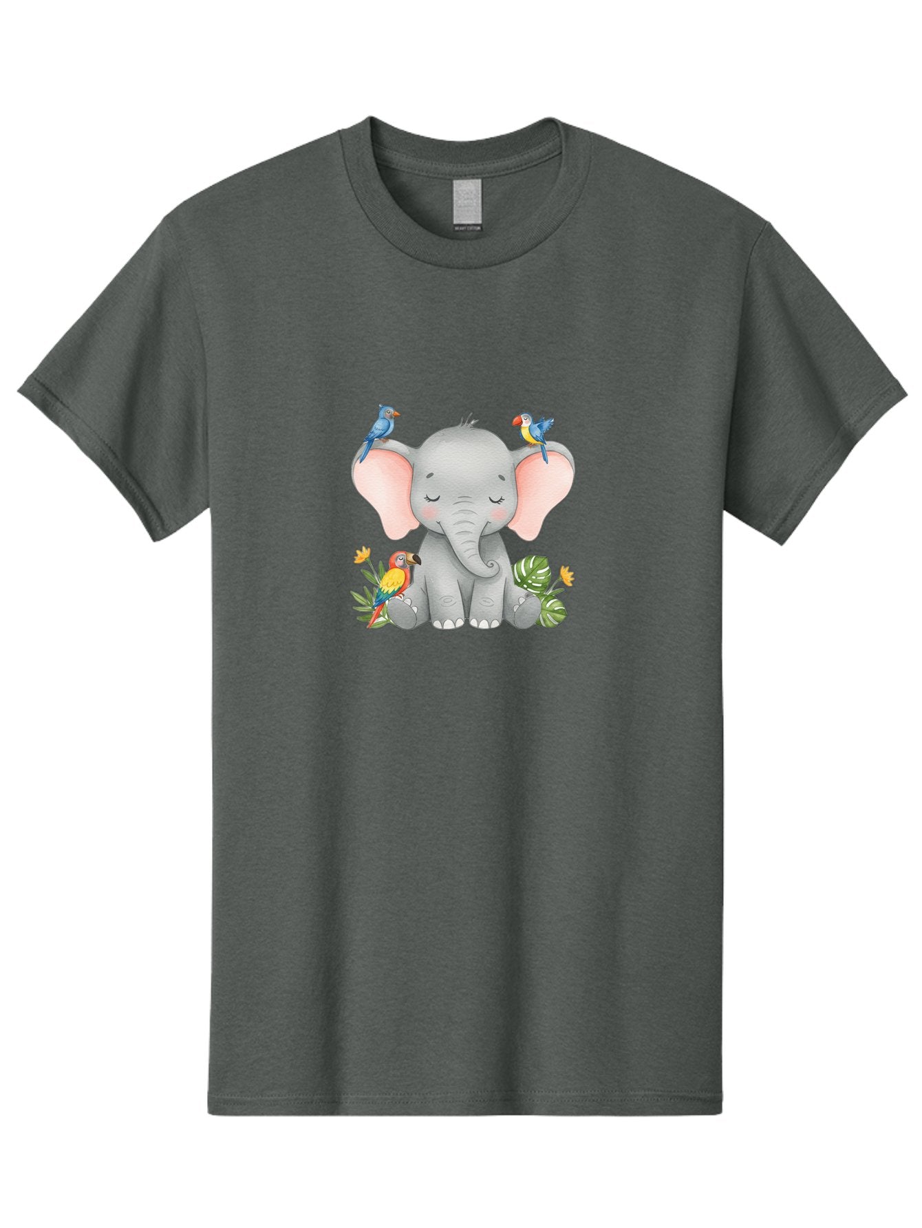 Elephant-With-Parrots Men'S Graphic Tee, 100% Cotton, Comfortable Casual Summer Wear, Machine Washable, Vintage Camera, Old Camera, Antique Camera, Black Camera, Classic Photography, Photography Equipment, Nostalgic Device, Film Camera, Bah974 10