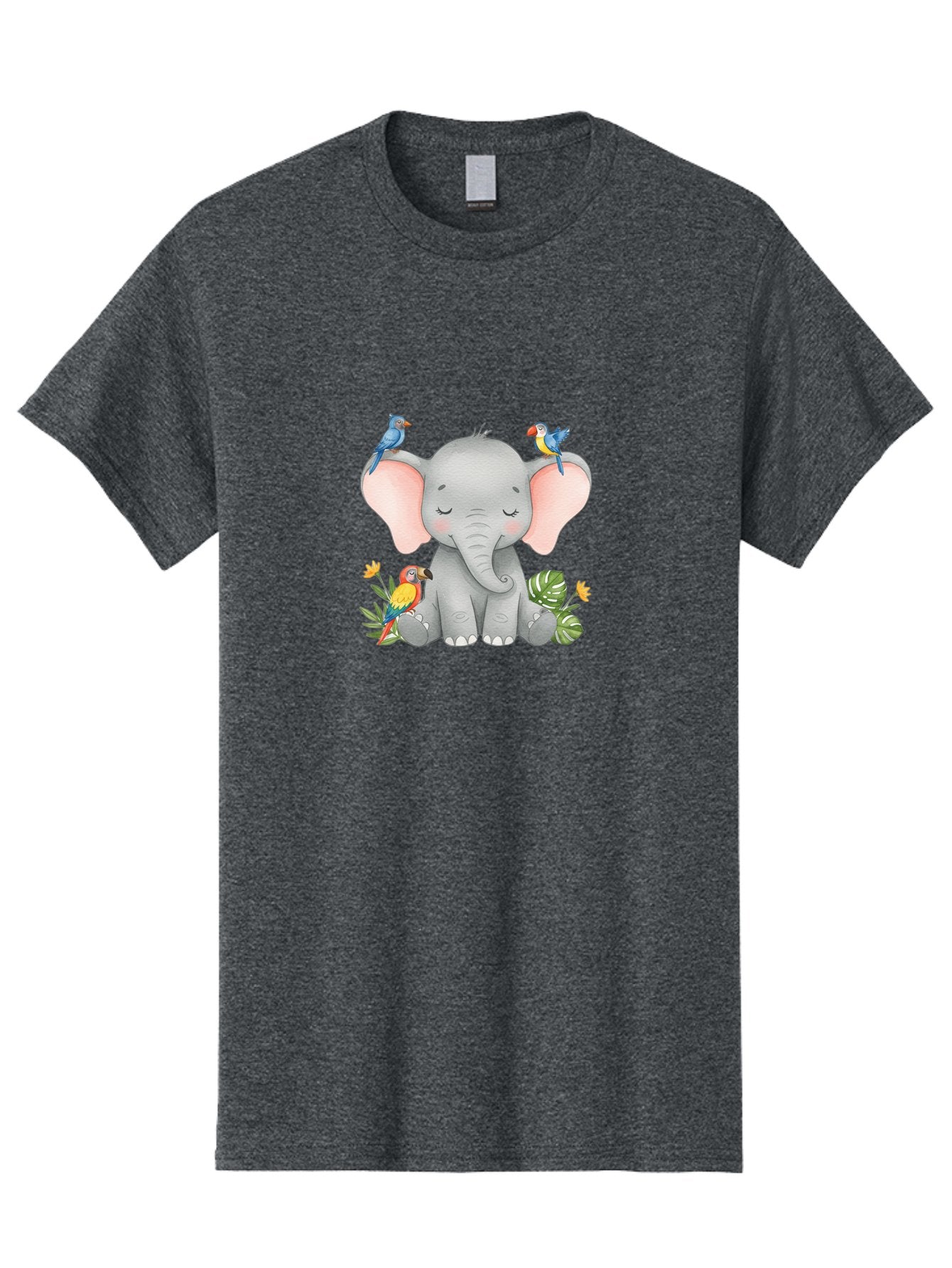 Elephant-With-Parrots Men'S Graphic Tee, 100% Cotton, Comfortable Casual Summer Wear, Machine Washable, Vintage Camera, Old Camera, Antique Camera, Black Camera, Classic Photography, Photography Equipment, Nostalgic Device, Film Camera, Bah974 14