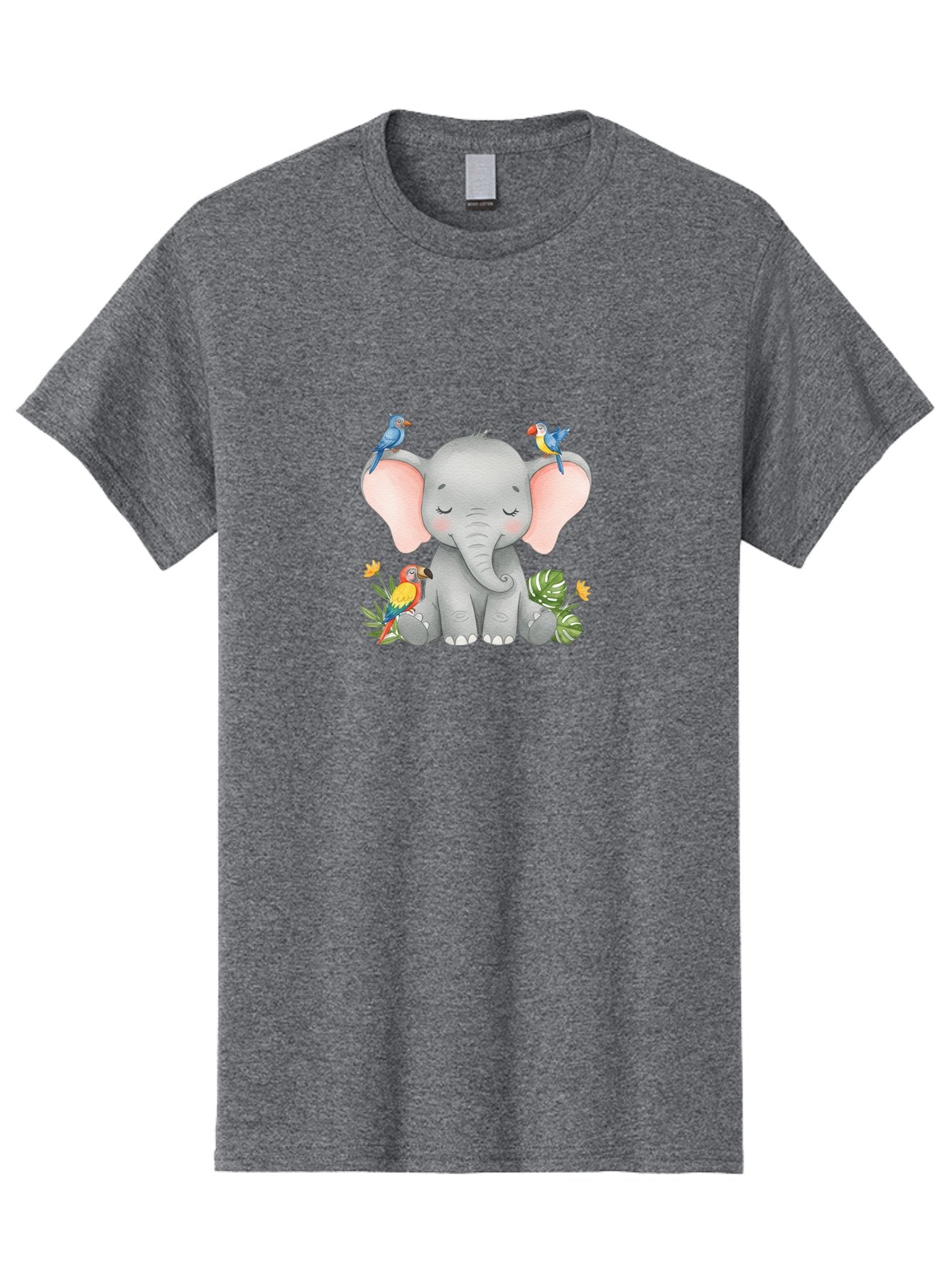 Elephant-With-Parrots Men'S Graphic Tee, 100% Cotton, Comfortable Casual Summer Wear, Machine Washable, Vintage Camera, Old Camera, Antique Camera, Black Camera, Classic Photography, Photography Equipment, Nostalgic Device, Film Camera, Bah974 8