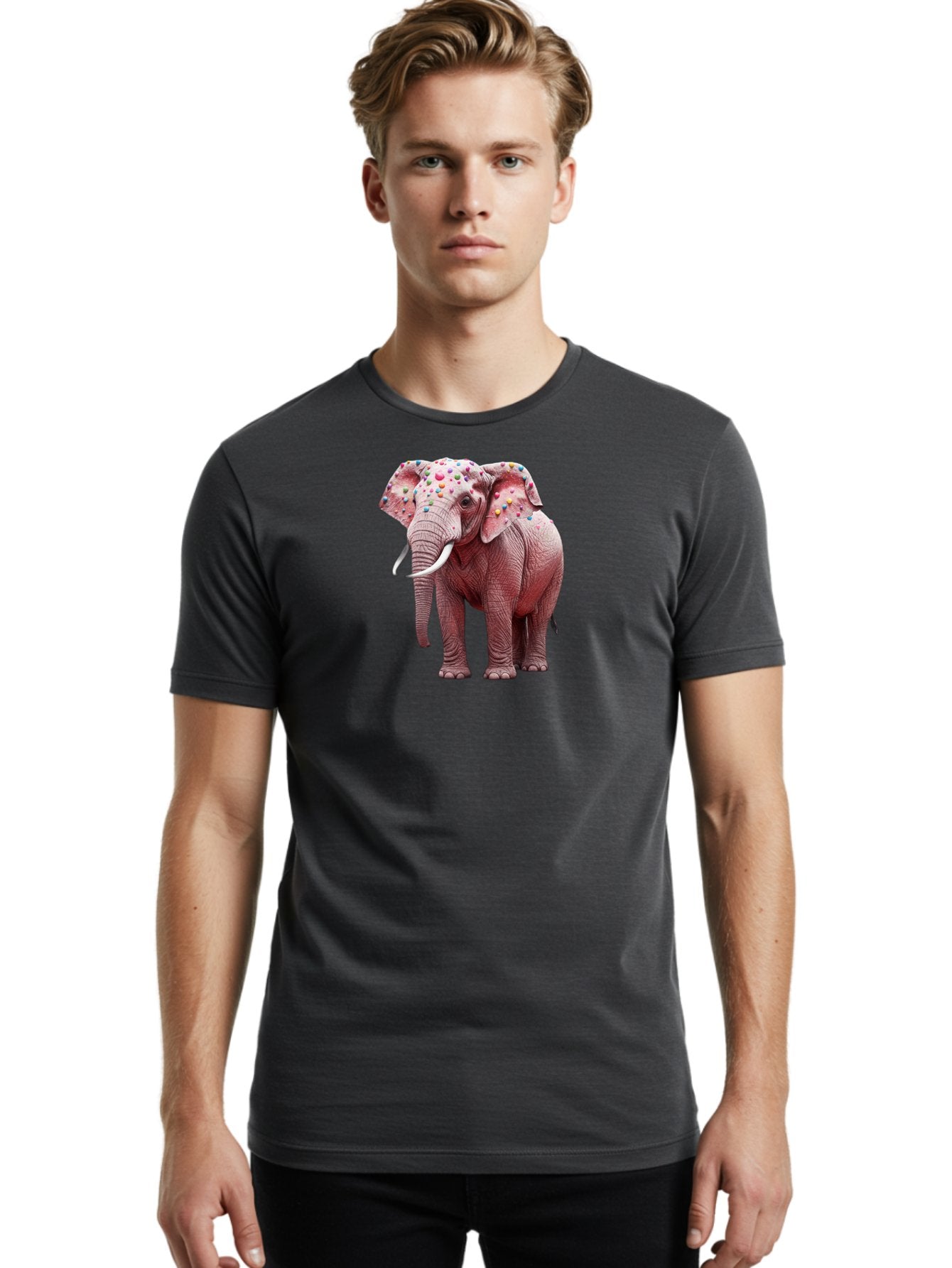 Elephant-With-Sprinkles Men'S Graphic Tee, 100% Cotton, Comfortable Casual Summer Wear, Machine Washable, Vintage Camera, Old Camera, Antique Camera, Black Camera, Classic Photography, Photography Equipment, Nostalgic Device, Film Camera, Bah975 18