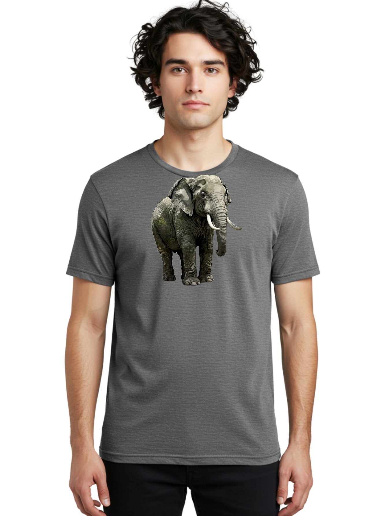 Elephant Men'S Graphic Tee, 100% Cotton, Comfortable Casual Summer Wear, Machine Washable, Vintage Camera, Old Camera, Antique Camera, Black Camera, Classic Photography, Photography Equipment, Nostalgic Device, Film Camera, Camera Art Bah976 18