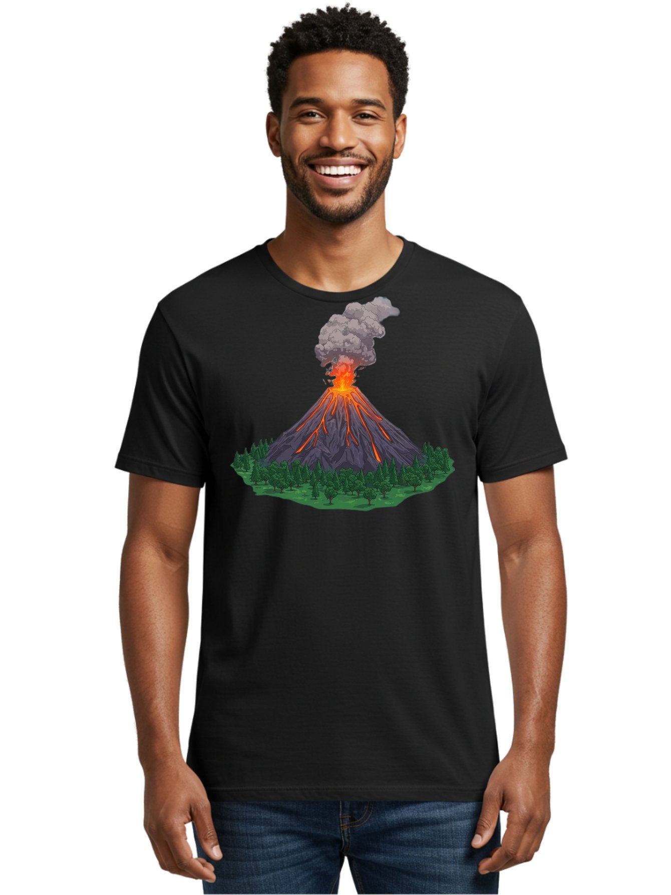 Erupting-Volcano-12 Men'S Graphic Tee, 100% Cotton, Comfortable Casual Summer Wear, Machine Washable, Vintage Camera, Old Camera, Antique Camera, Black Camera, Classic Photography, Photography Equipment, Nostalgic Device, Film Camera, Bah980 27