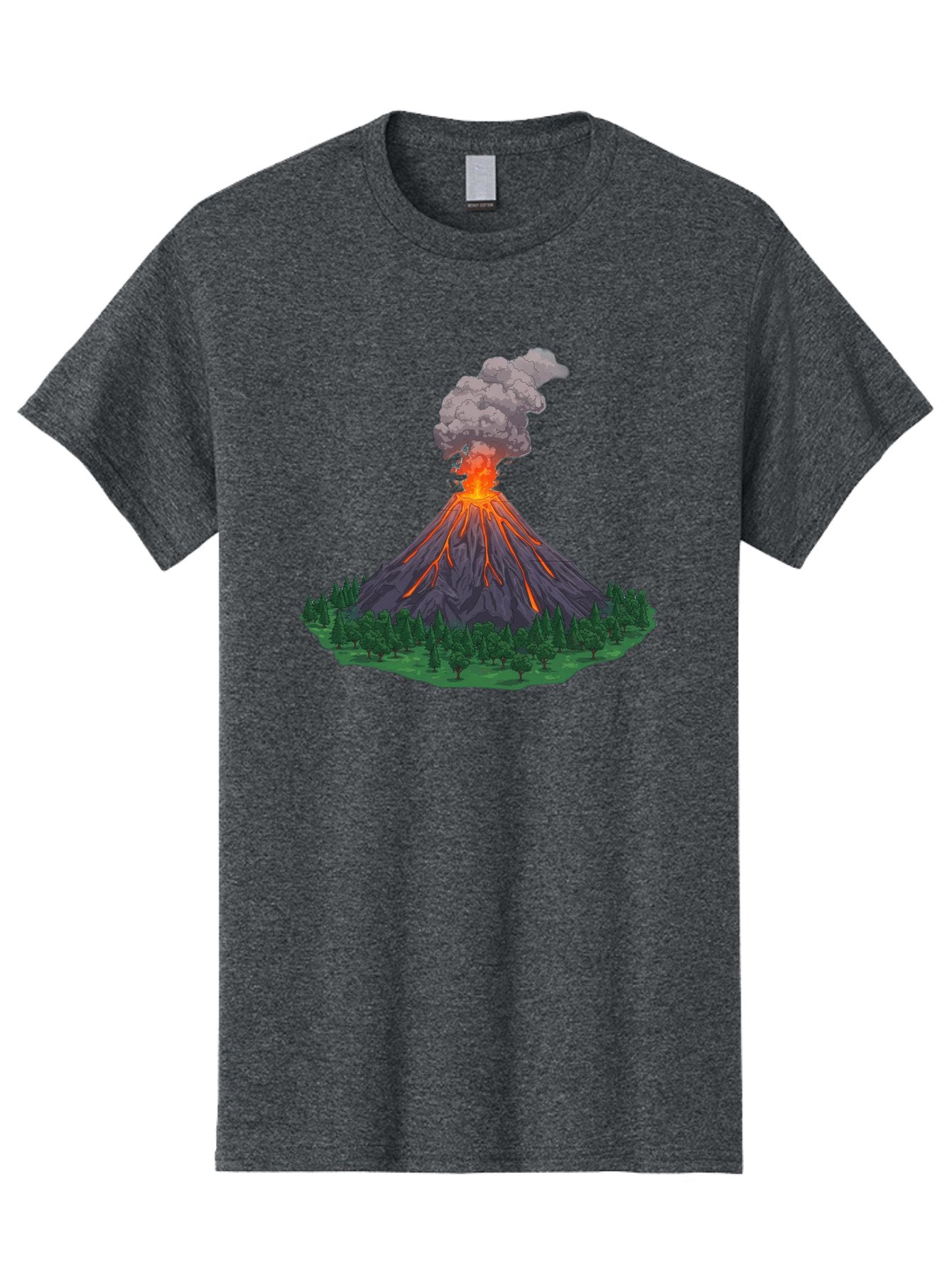 Erupting-Volcano-12 Men'S Graphic Tee, 100% Cotton, Comfortable Casual Summer Wear, Machine Washable, Vintage Camera, Old Camera, Antique Camera, Black Camera, Classic Photography, Photography Equipment, Nostalgic Device, Film Camera, Bah980