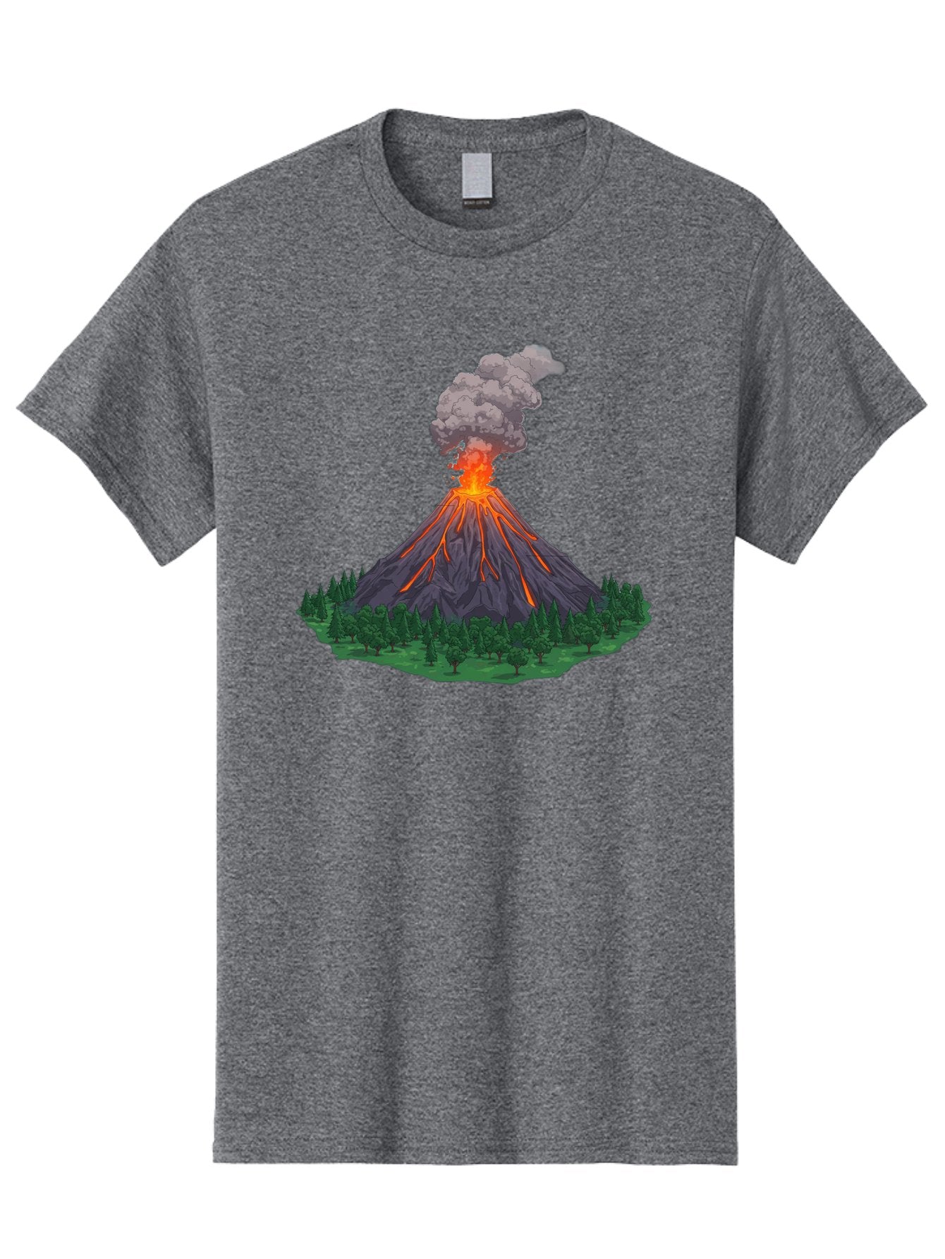 Erupting-Volcano-12 Men'S Graphic Tee, 100% Cotton, Comfortable Casual Summer Wear, Machine Washable, Vintage Camera, Old Camera, Antique Camera, Black Camera, Classic Photography, Photography Equipment, Nostalgic Device, Film Camera, Bah980