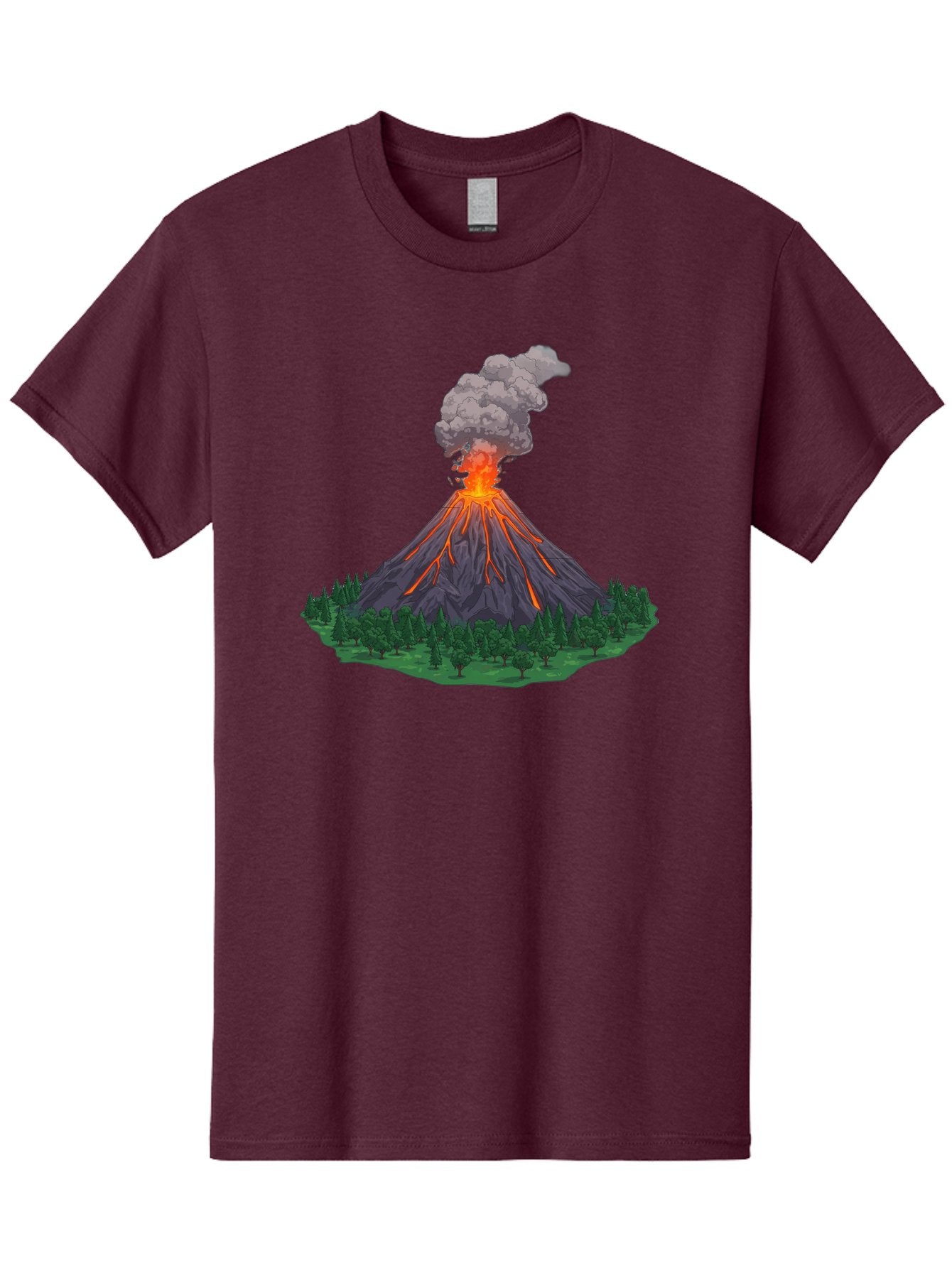 Erupting-Volcano-12 Men'S Graphic Tee, 100% Cotton, Comfortable Casual Summer Wear, Machine Washable, Vintage Camera, Old Camera, Antique Camera, Black Camera, Classic Photography, Photography Equipment, Nostalgic Device, Film Camera, Bah980 6