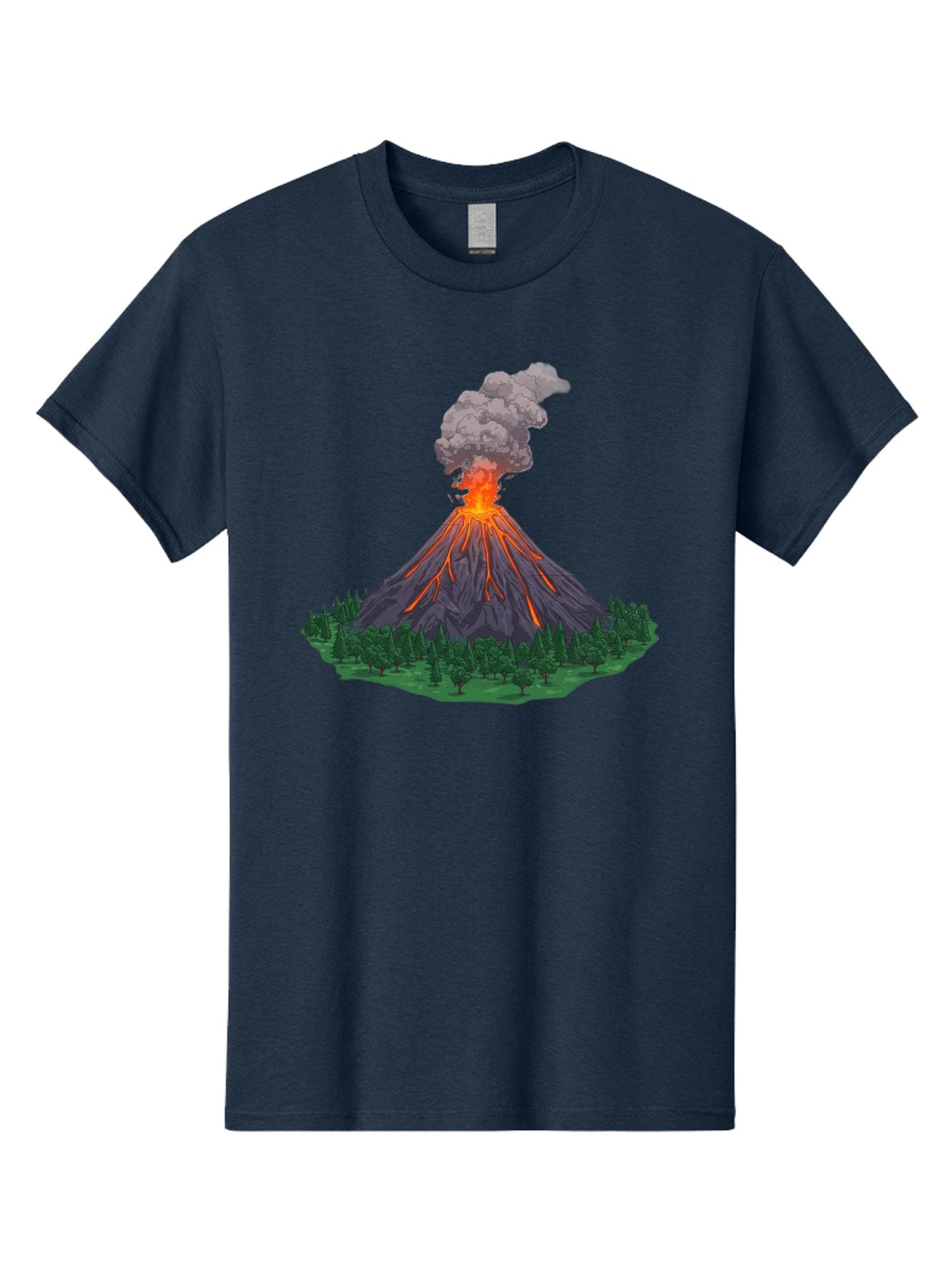 Erupting-Volcano-12 Men'S Graphic Tee, 100% Cotton, Comfortable Casual Summer Wear, Machine Washable, Vintage Camera, Old Camera, Antique Camera, Black Camera, Classic Photography, Photography Equipment, Nostalgic Device, Film Camera, Bah980 15