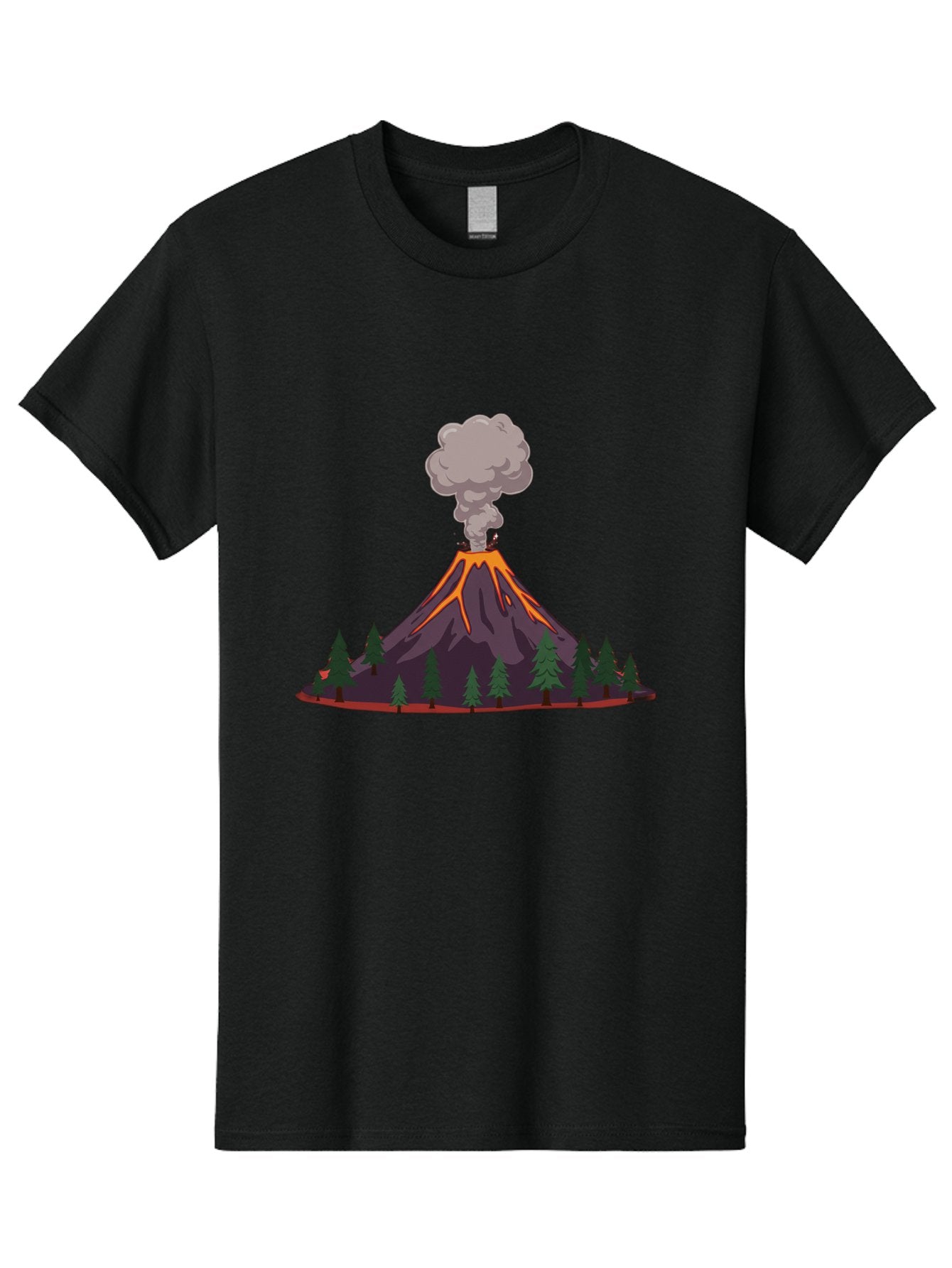 Erupting-Volcano-13 Men'S Graphic Tee, 100% Cotton, Comfortable Casual Summer Wear, Machine Washable, Vintage Camera, Old Camera, Antique Camera, Black Camera, Classic Photography, Photography Equipment, Nostalgic Device, Film Camera, Bah981 13