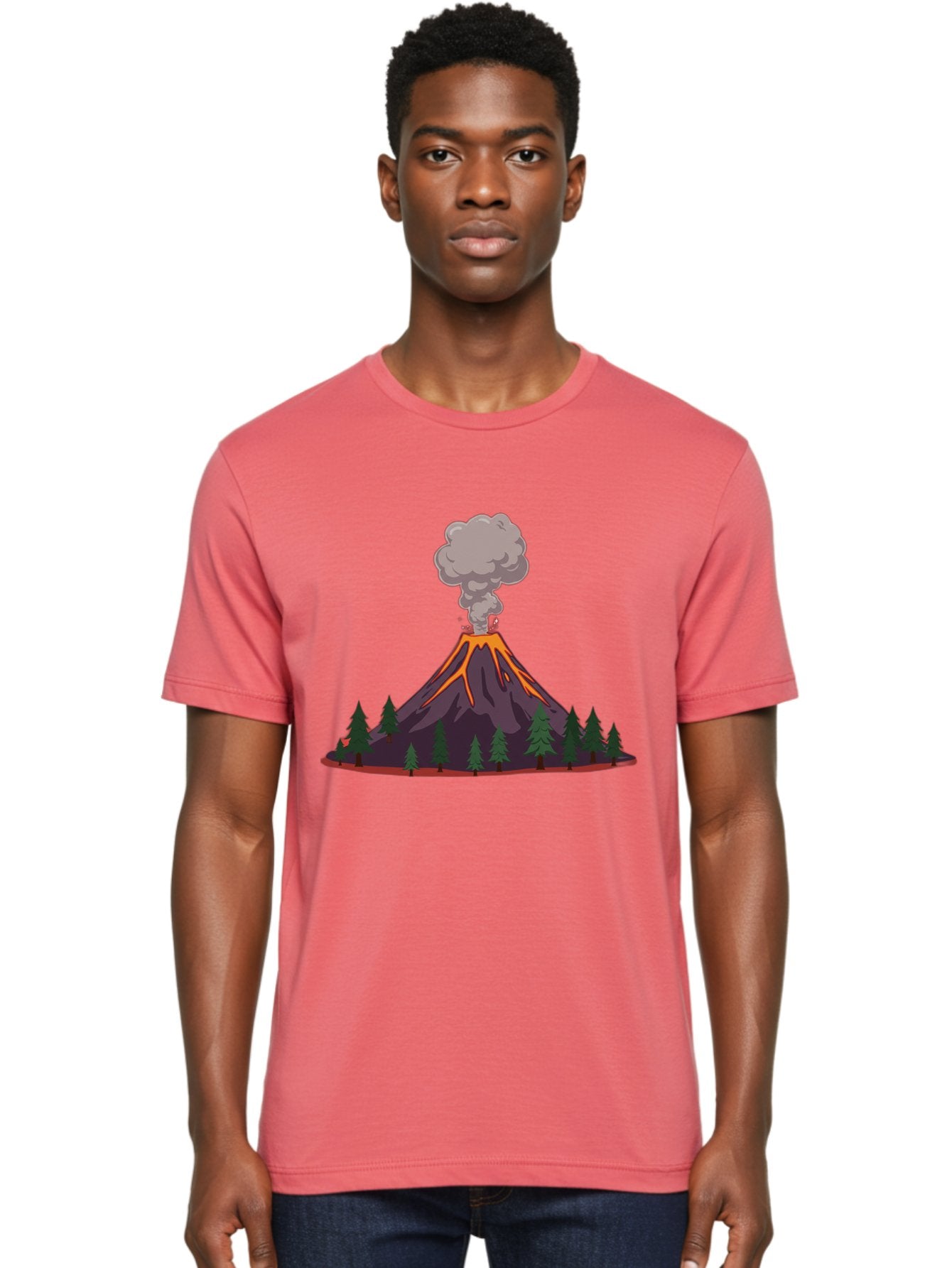 Erupting-Volcano-13 Men'S Graphic Tee, 100% Cotton, Comfortable Casual Summer Wear, Machine Washable, Vintage Camera, Old Camera, Antique Camera, Black Camera, Classic Photography, Photography Equipment, Nostalgic Device, Film Camera, Bah981 18