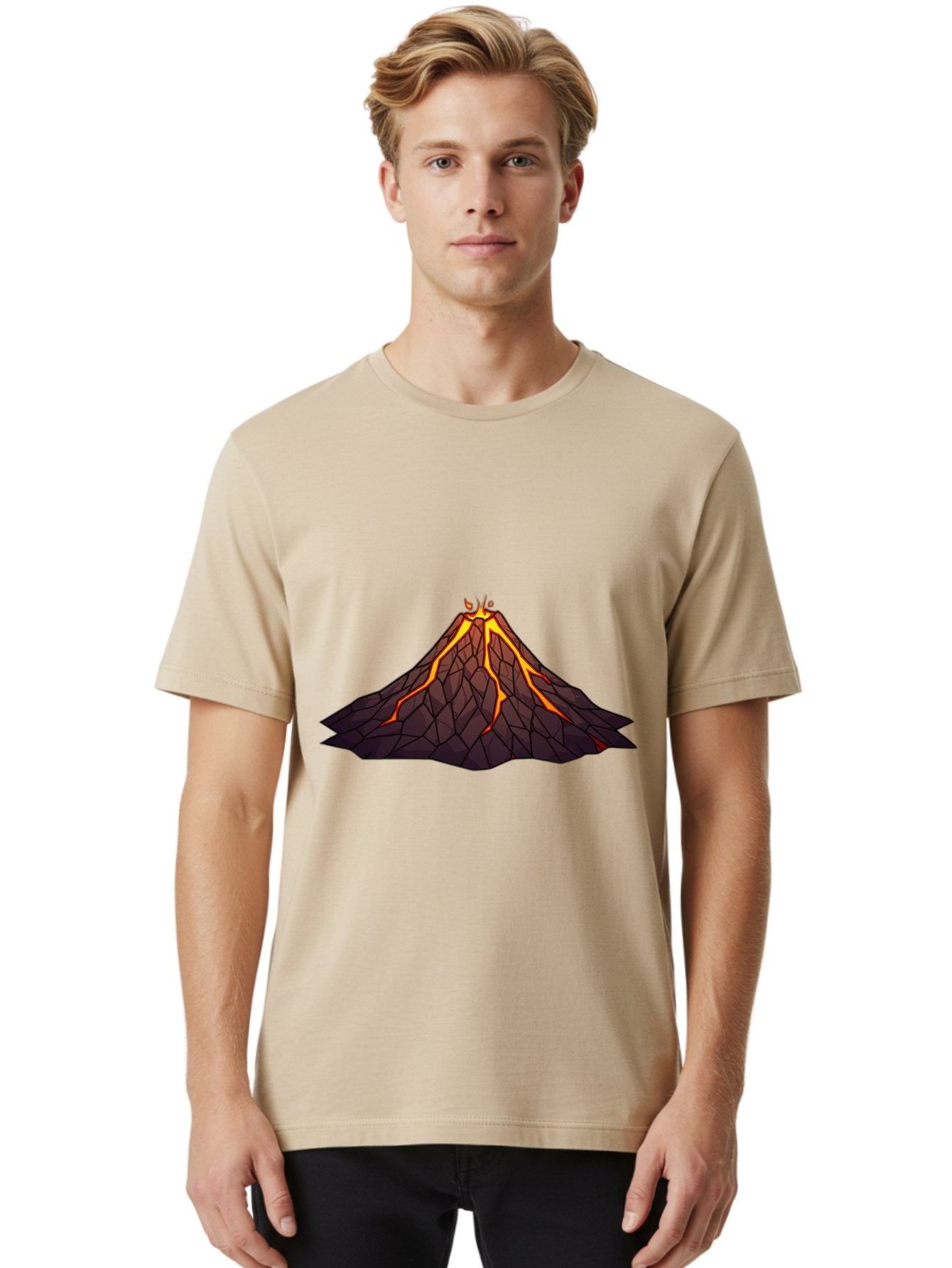 Erupting-Volcano-7 Men'S Graphic Tee, 100% Cotton, Comfortable Casual Summer Wear, Machine Washable, Vintage Camera, Old Camera, Antique Camera, Black Camera, Classic Photography, Photography Equipment, Nostalgic Device, Film Camera, Bah990 29