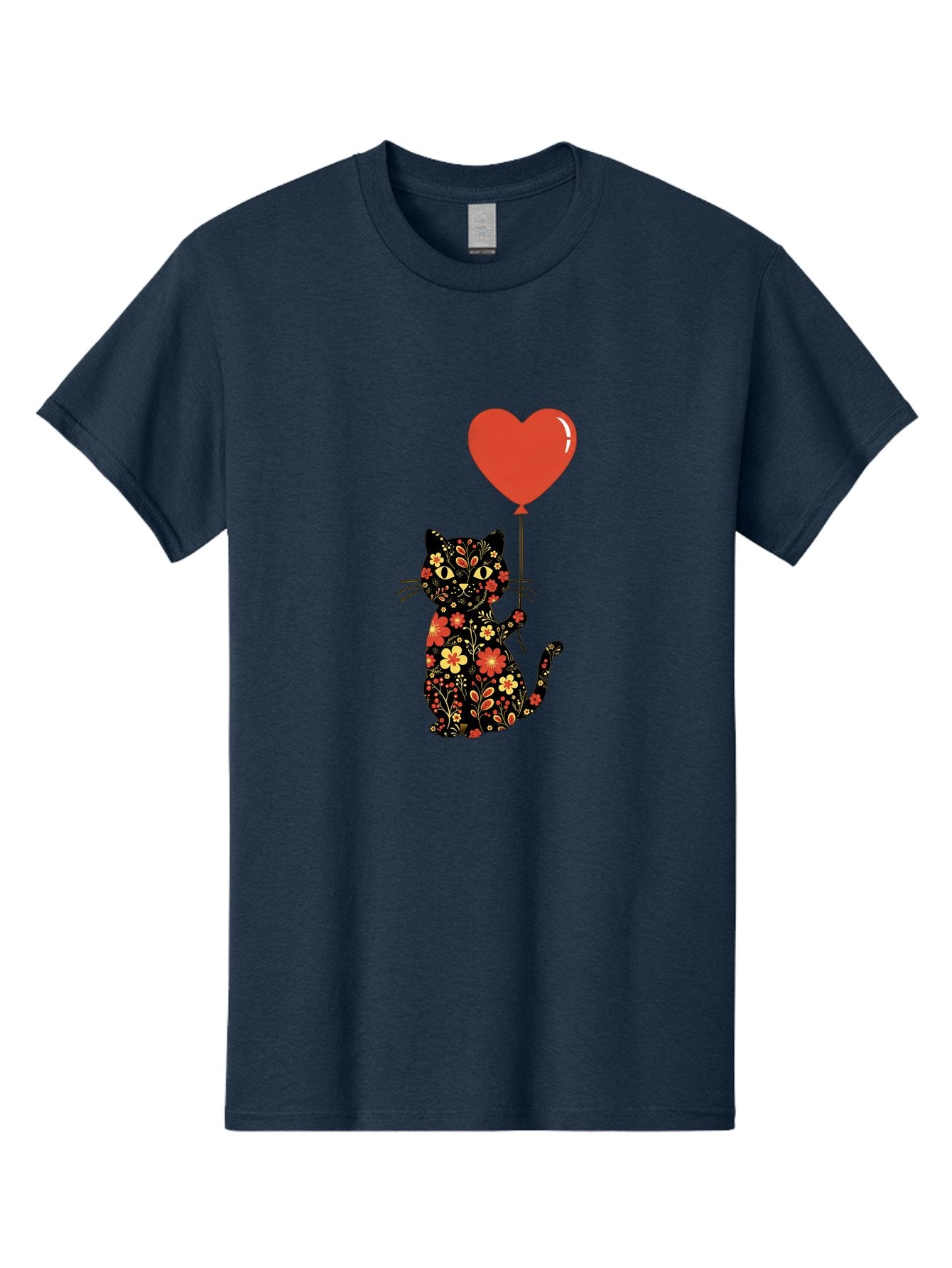 Floral-Cat-Heart-Balloon-1 Men'S Graphic Tee, 100% Cotton, Comfortable Casual Summer Wear, Machine Washable, Vintage Camera, Old Camera, Antique Camera, Black Camera, Classic Photography, Photography Equipment, Nostalgic Device, Film Camera, Bah996 10
