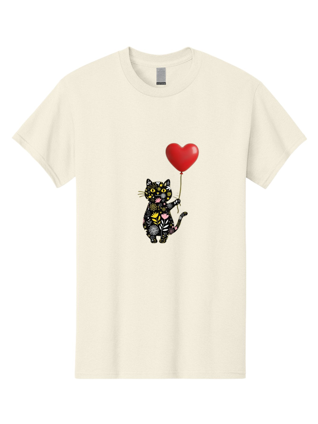 Floral-Cat-With-Heart-Balloon Men'S Graphic Tee, 100% Cotton, Comfortable Casual Summer Wear, Machine Washable, Vintage Camera, Old Camera, Antique Camera, Black Camera, Classic Photography, Photography Equipment, Nostalgic Device, Bah998 12