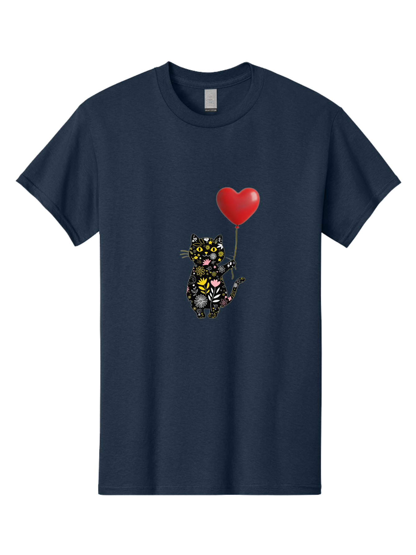 Floral-Cat-With-Heart-Balloon Men'S Graphic Tee, 100% Cotton, Comfortable Casual Summer Wear, Machine Washable, Vintage Camera, Old Camera, Antique Camera, Black Camera, Classic Photography, Photography Equipment, Nostalgic Device, Bah998 14