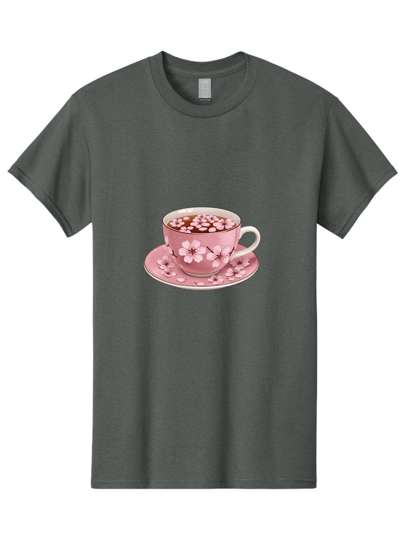 Floral-Tea-Cup-1 Men'S Graphic Tee, 100% Cotton, Comfortable Casual Summer Wear, Machine Washable, Vintage Camera, Old Camera, Antique Camera, Black Camera, Classic Photography, Photography Equipment, Nostalgic Device, Film Camera, Camera Art Bai000 7