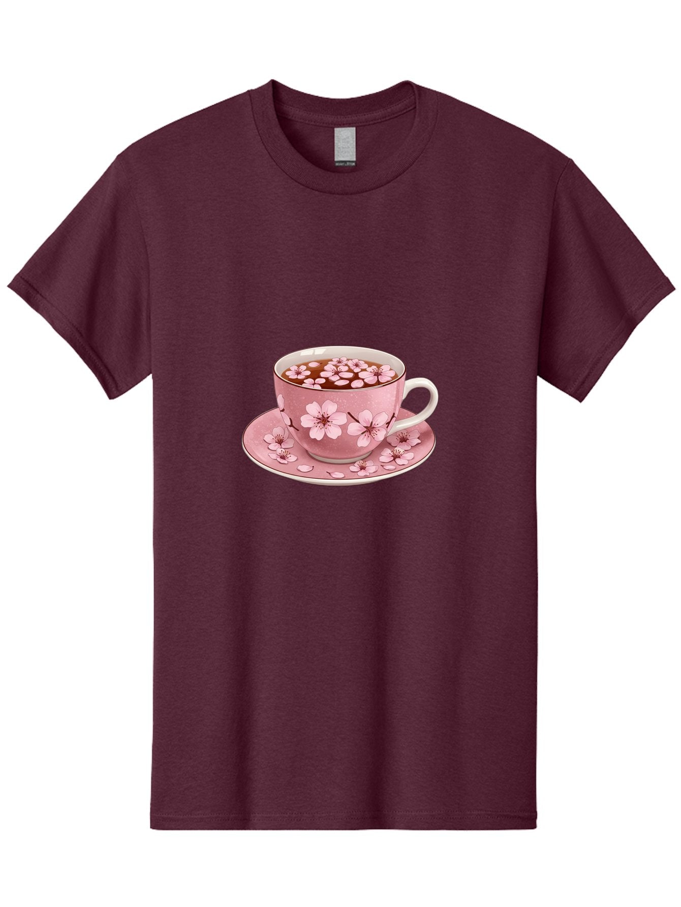 Floral-Tea-Cup-1 Men'S Graphic Tee, 100% Cotton, Comfortable Casual Summer Wear, Machine Washable, Vintage Camera, Old Camera, Antique Camera, Black Camera, Classic Photography, Photography Equipment, Nostalgic Device, Film Camera, Camera Art Bai000 12