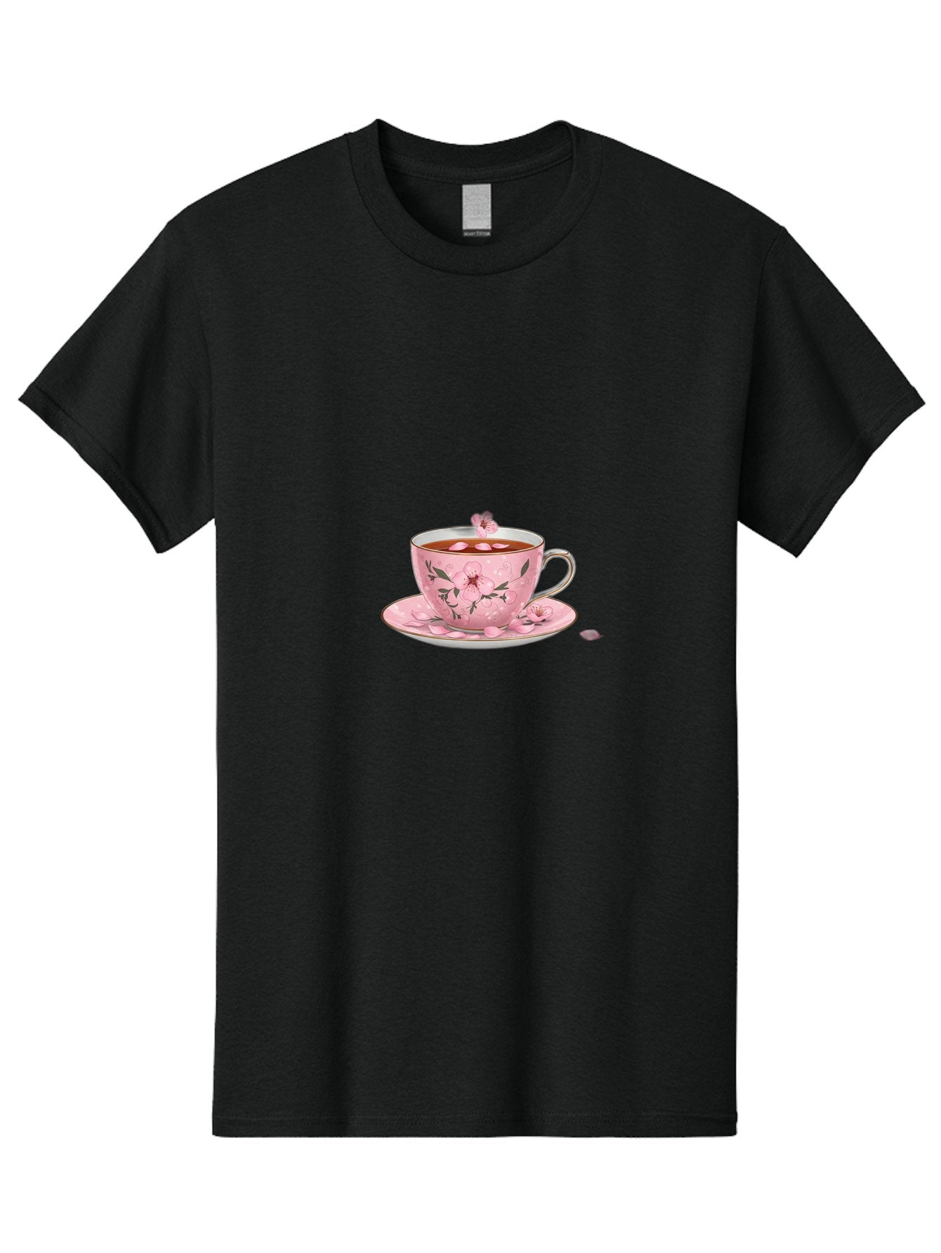 Floral-Tea-Cup Men'S Graphic Tee, 100% Cotton, Comfortable Casual Summer Wear, Machine Washable, Vintage Camera, Old Camera, Antique Camera, Black Camera, Classic Photography, Photography Equipment, Nostalgic Device, Film Camera, Camera Art Bai001 3
