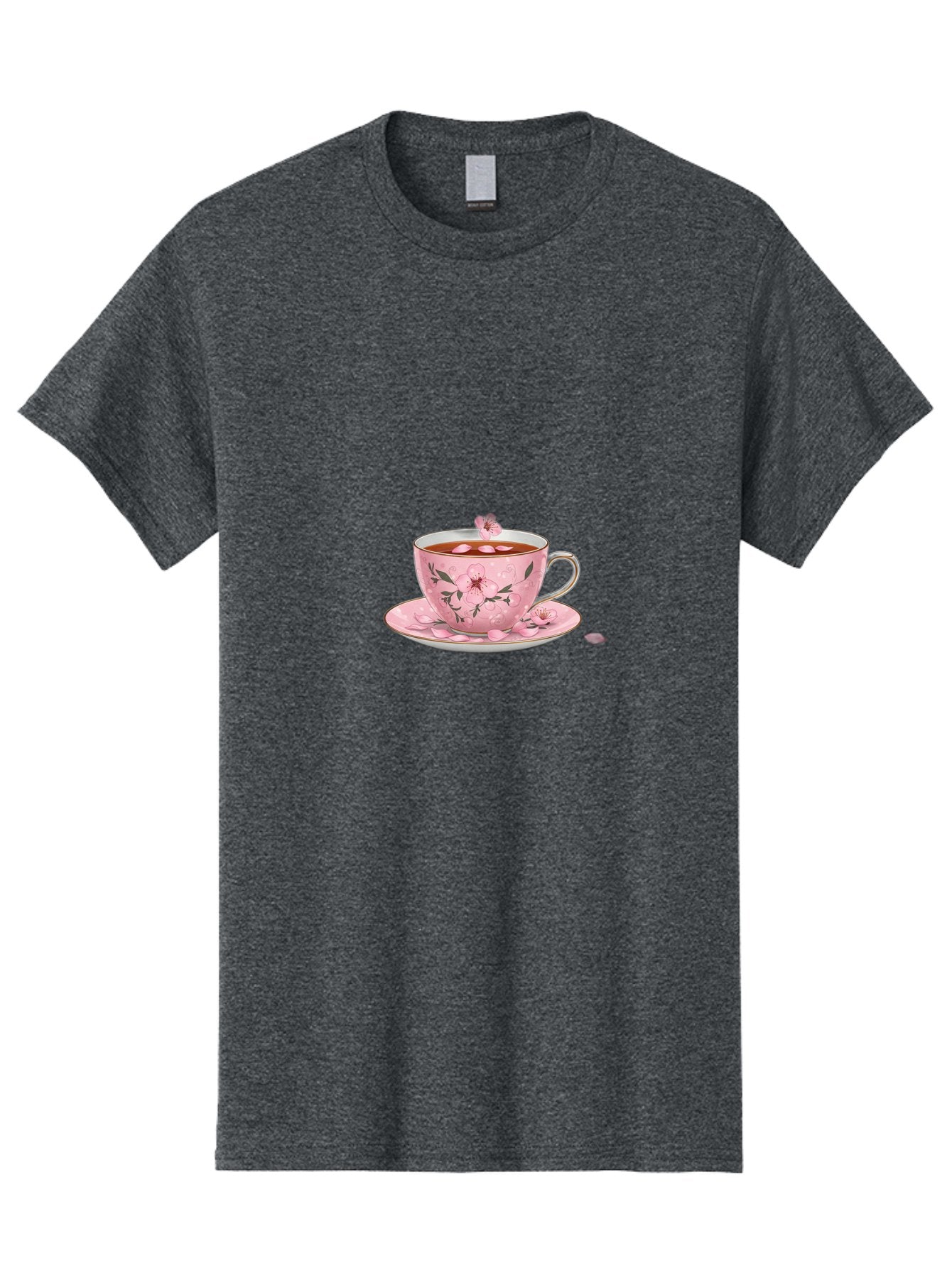 Floral-Tea-Cup Men'S Graphic Tee, 100% Cotton, Comfortable Casual Summer Wear, Machine Washable, Vintage Camera, Old Camera, Antique Camera, Black Camera, Classic Photography, Photography Equipment, Nostalgic Device, Film Camera, Camera Art Bai001