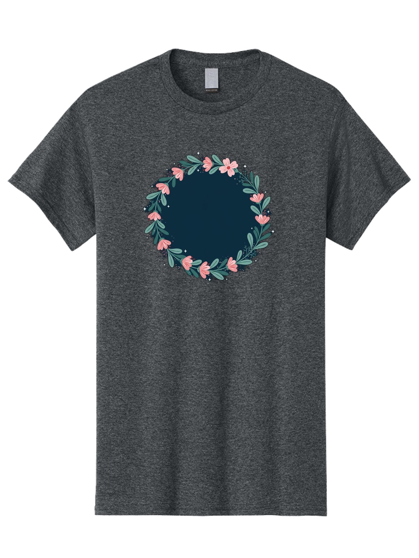 Floral-Wreath-1 Men'S Graphic Tee, 100% Cotton, Comfortable Casual Summer Wear, Machine Washable, Vintage Camera, Old Camera, Antique Camera, Black Camera, Classic Photography, Photography Equipment, Nostalgic Device, Film Camera, Camera Art Bai002 5