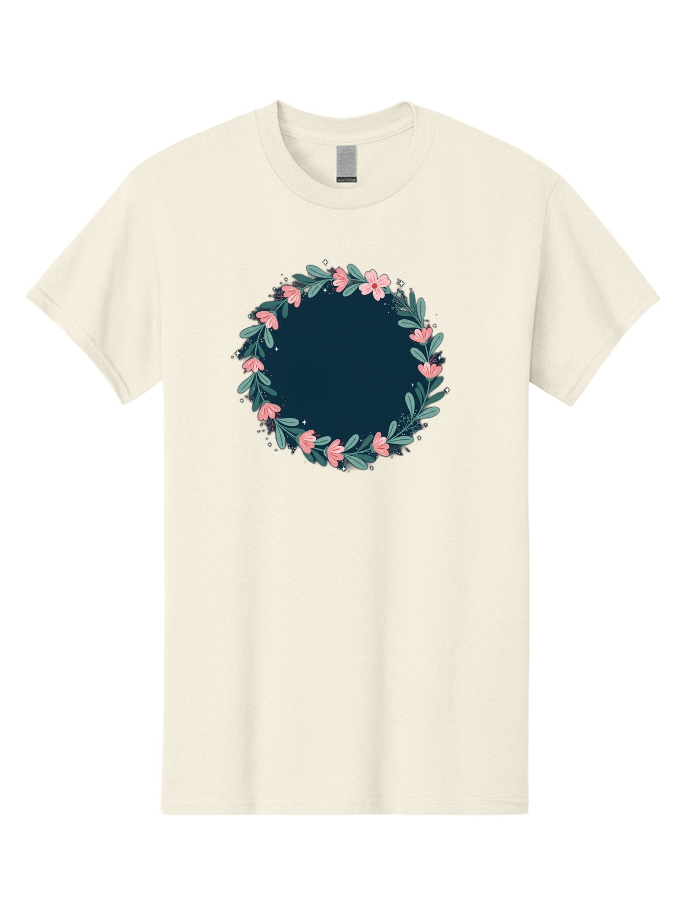 Floral-Wreath-1 Men'S Graphic Tee, 100% Cotton, Comfortable Casual Summer Wear, Machine Washable, Vintage Camera, Old Camera, Antique Camera, Black Camera, Classic Photography, Photography Equipment, Nostalgic Device, Film Camera, Camera Art Bai002 3