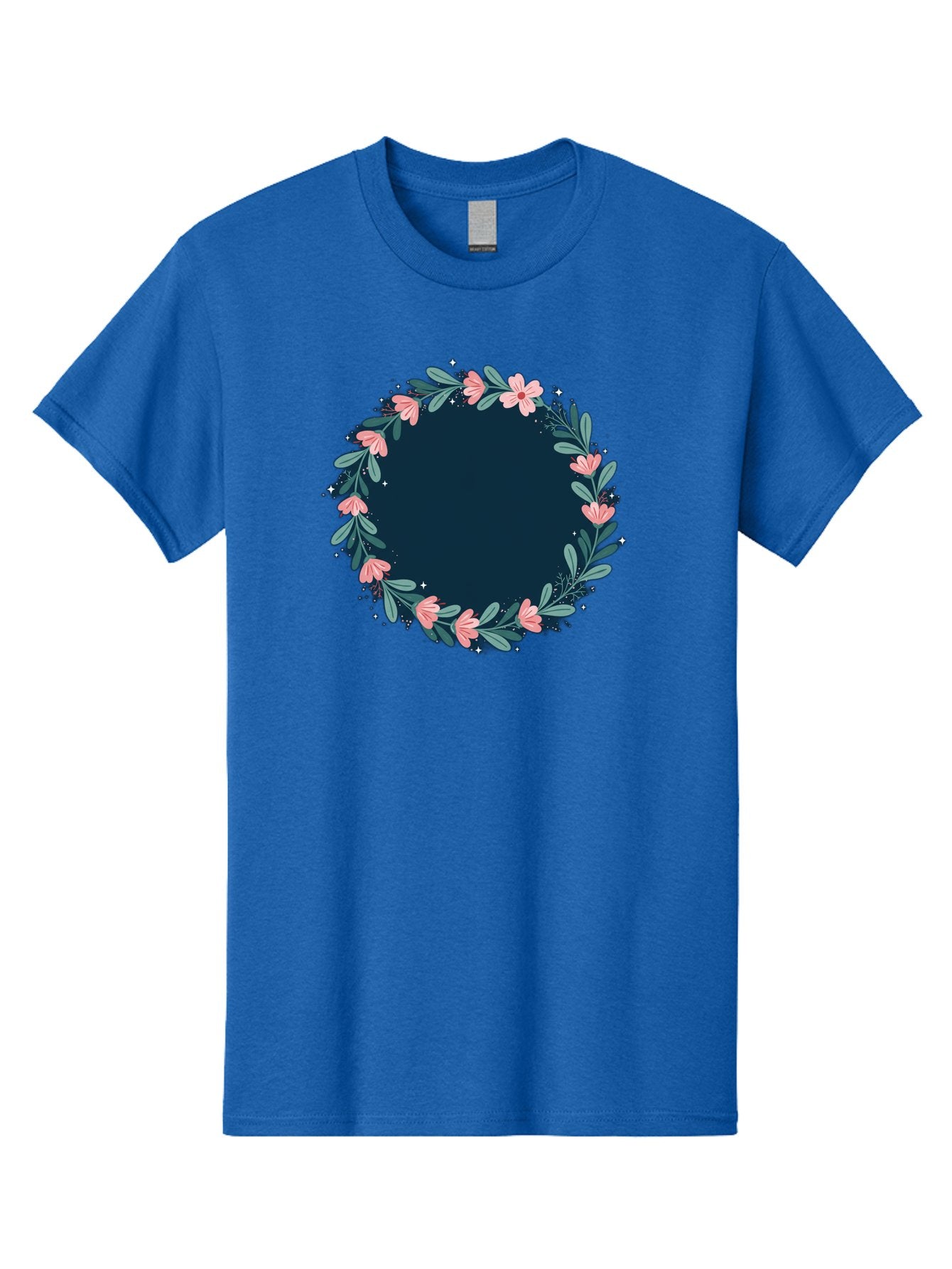 Floral-Wreath-1 Men'S Graphic Tee, 100% Cotton, Comfortable Casual Summer Wear, Machine Washable, Vintage Camera, Old Camera, Antique Camera, Black Camera, Classic Photography, Photography Equipment, Nostalgic Device, Film Camera, Camera Art Bai002