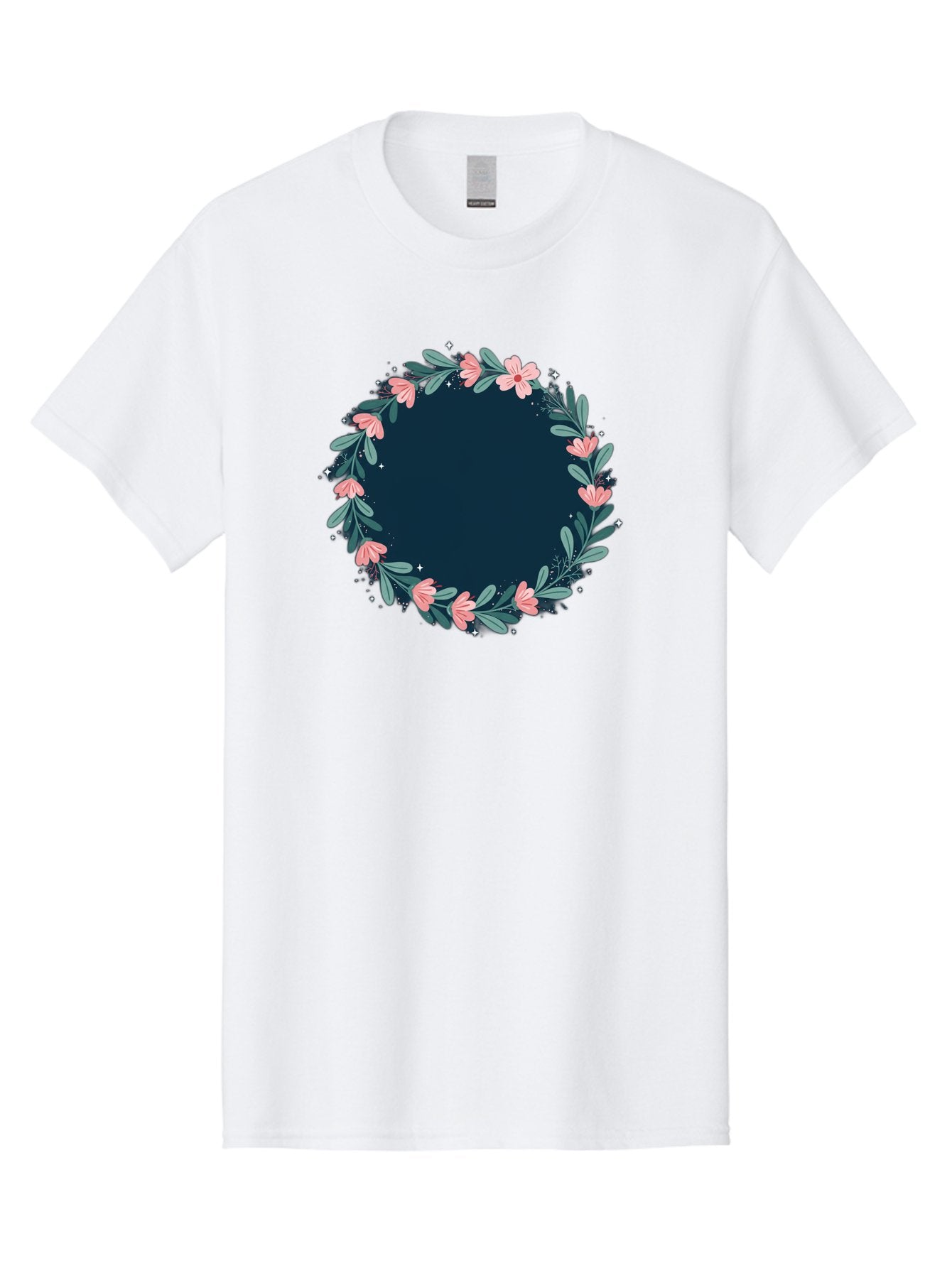 Floral-Wreath-1 Men'S Graphic Tee, 100% Cotton, Comfortable Casual Summer Wear, Machine Washable, Vintage Camera, Old Camera, Antique Camera, Black Camera, Classic Photography, Photography Equipment, Nostalgic Device, Film Camera, Camera Art Bai002 14