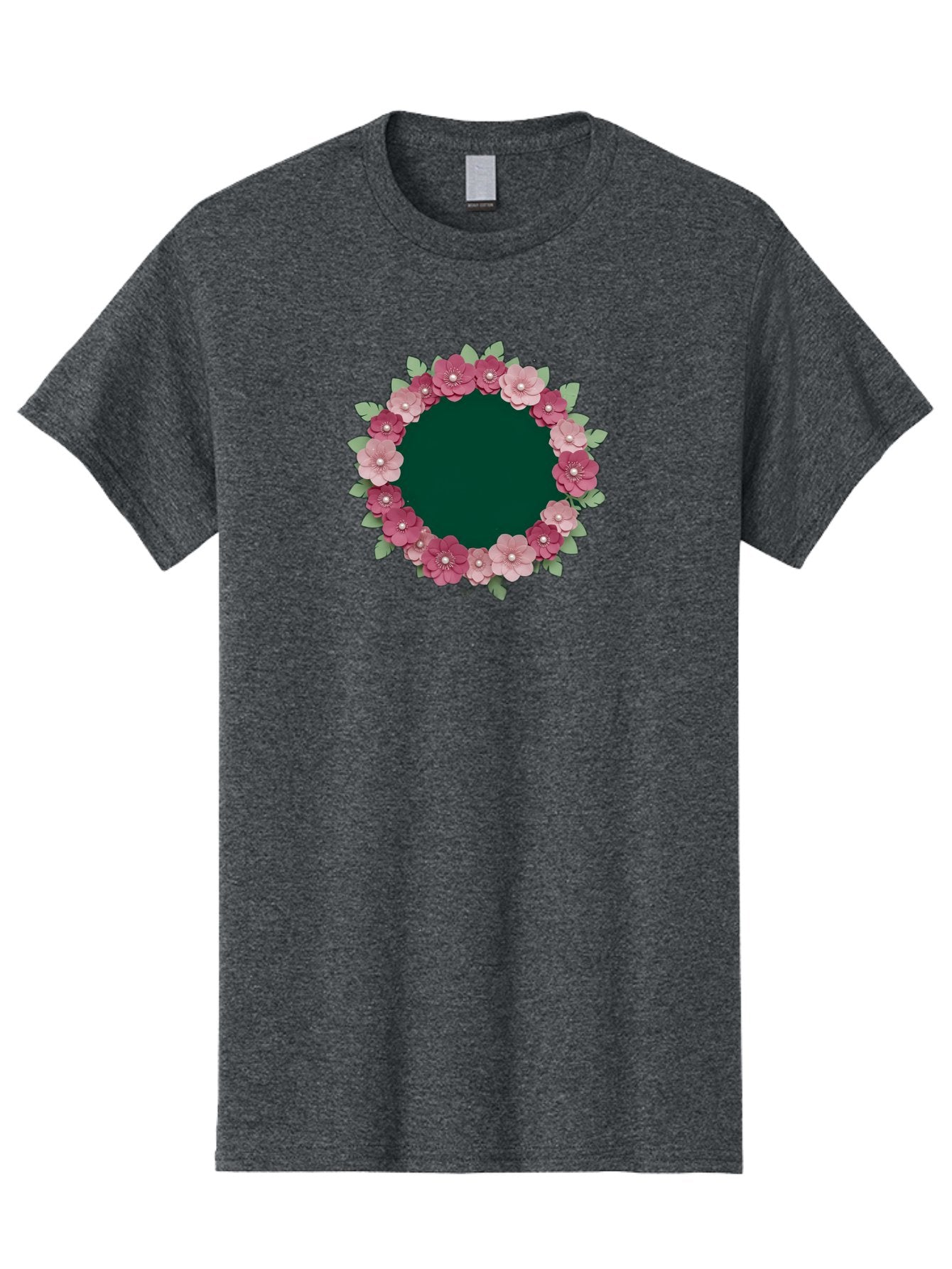 Floral-Wreath-2 Men'S Graphic Tee, 100% Cotton, Comfortable Casual Summer Wear, Machine Washable, Vintage Camera, Old Camera, Antique Camera, Black Camera, Classic Photography, Photography Equipment, Nostalgic Device, Film Camera, Camera Art Bai003 11