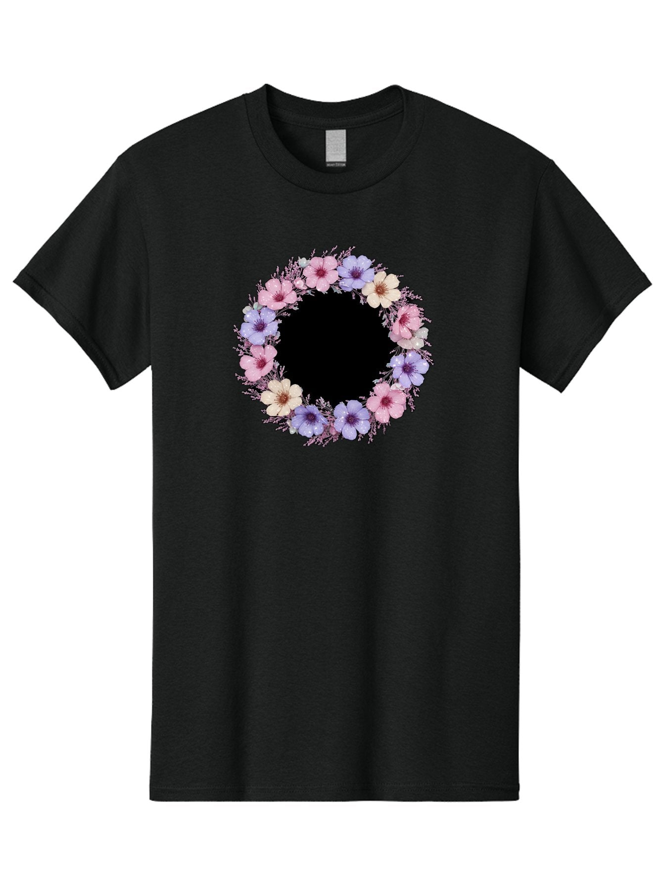 Floral-Wreath Men'S Graphic Tee, 100% Cotton, Comfortable Casual Summer Wear, Machine Washable, Vintage Camera, Old Camera, Antique Camera, Black Camera, Classic Photography, Photography Equipment, Nostalgic Device, Film Camera, Camera Art Bai005 12