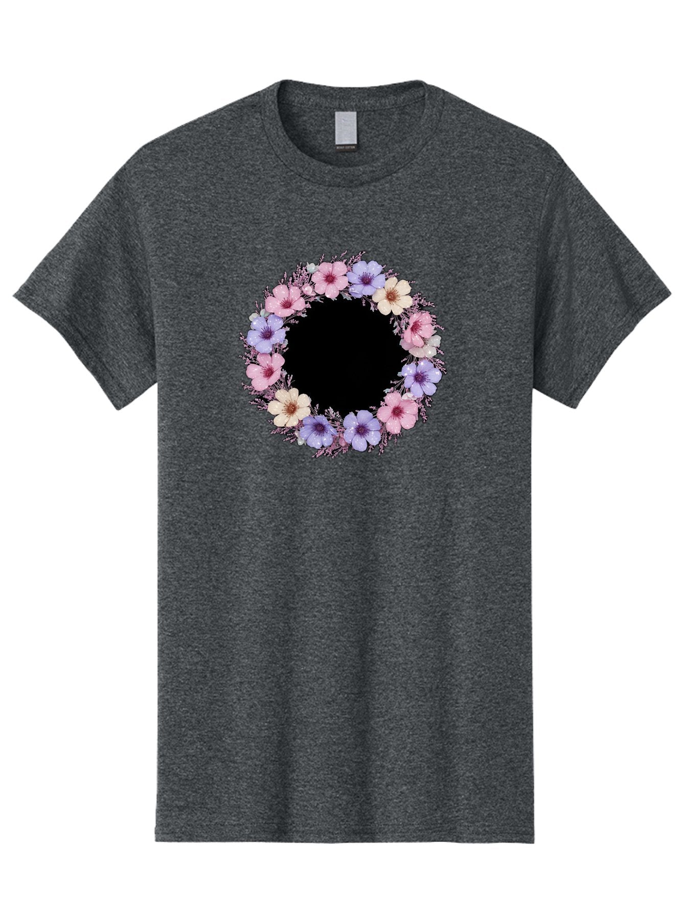 Floral-Wreath Men'S Graphic Tee, 100% Cotton, Comfortable Casual Summer Wear, Machine Washable, Vintage Camera, Old Camera, Antique Camera, Black Camera, Classic Photography, Photography Equipment, Nostalgic Device, Film Camera, Camera Art Bai005 3
