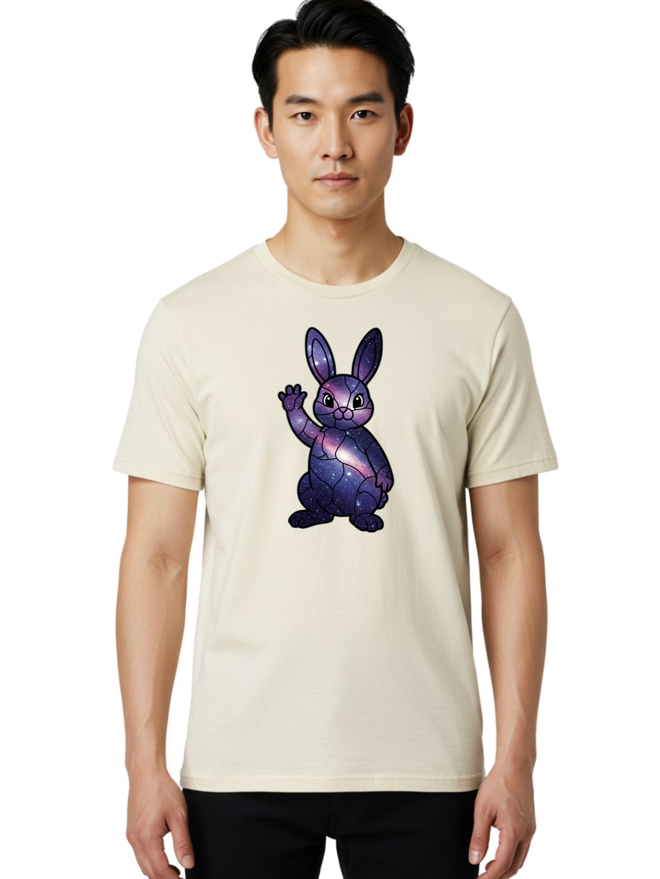Galaxy-Bunny-1 Men'S Graphic Tee, 100% Cotton, Comfortable Casual Summer Wear, Machine Washable, Vintage Camera, Old Camera, Antique Camera, Black Camera, Classic Photography, Photography Equipment, Nostalgic Device, Film Camera, Camera Art Bai013 22
