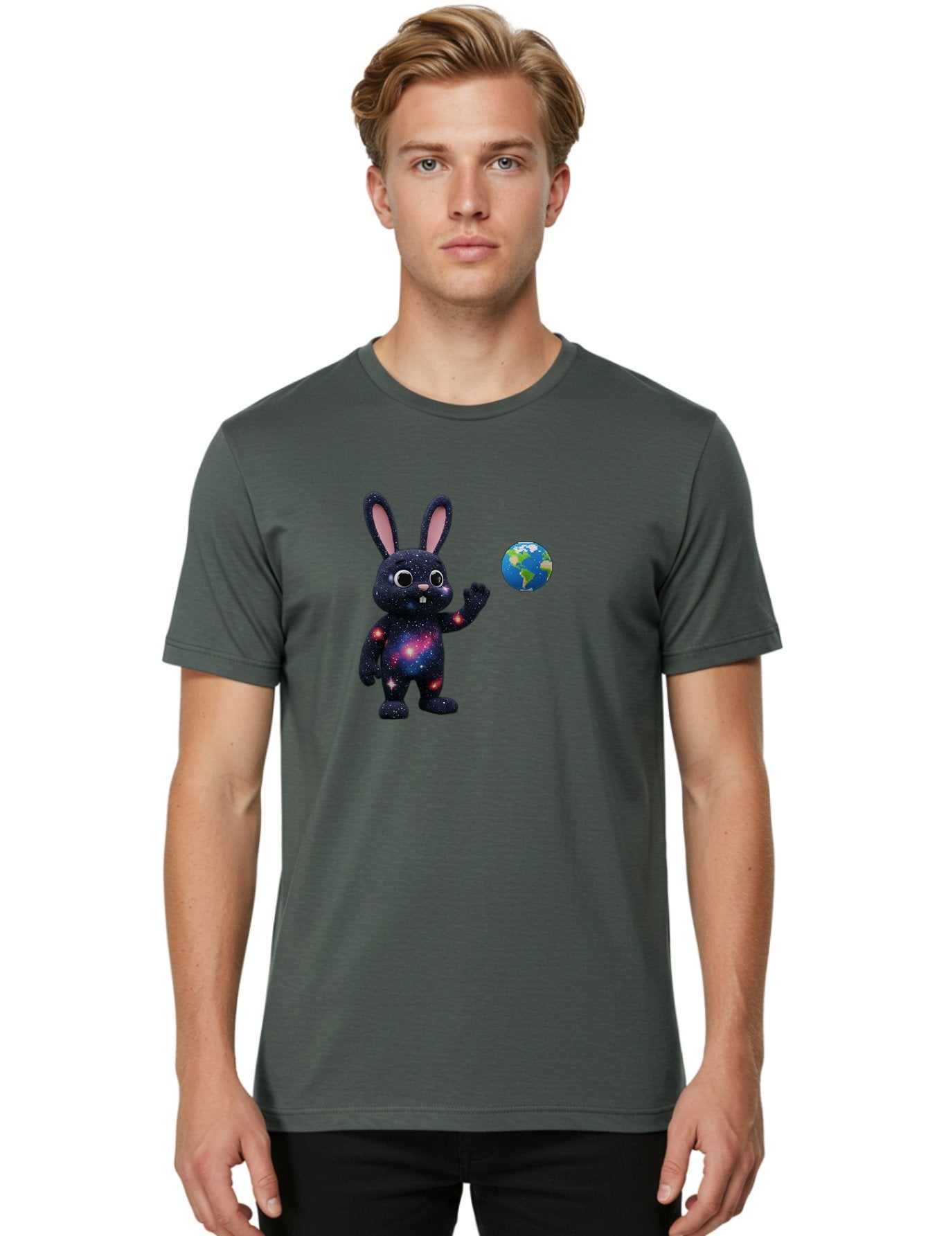 Galaxy-Bunny-2 Men'S Graphic Tee, 100% Cotton, Comfortable Casual Summer Wear, Machine Washable, Vintage Camera, Old Camera, Antique Camera, Black Camera, Classic Photography, Photography Equipment, Nostalgic Device, Film Camera, Camera Art Bai014 28