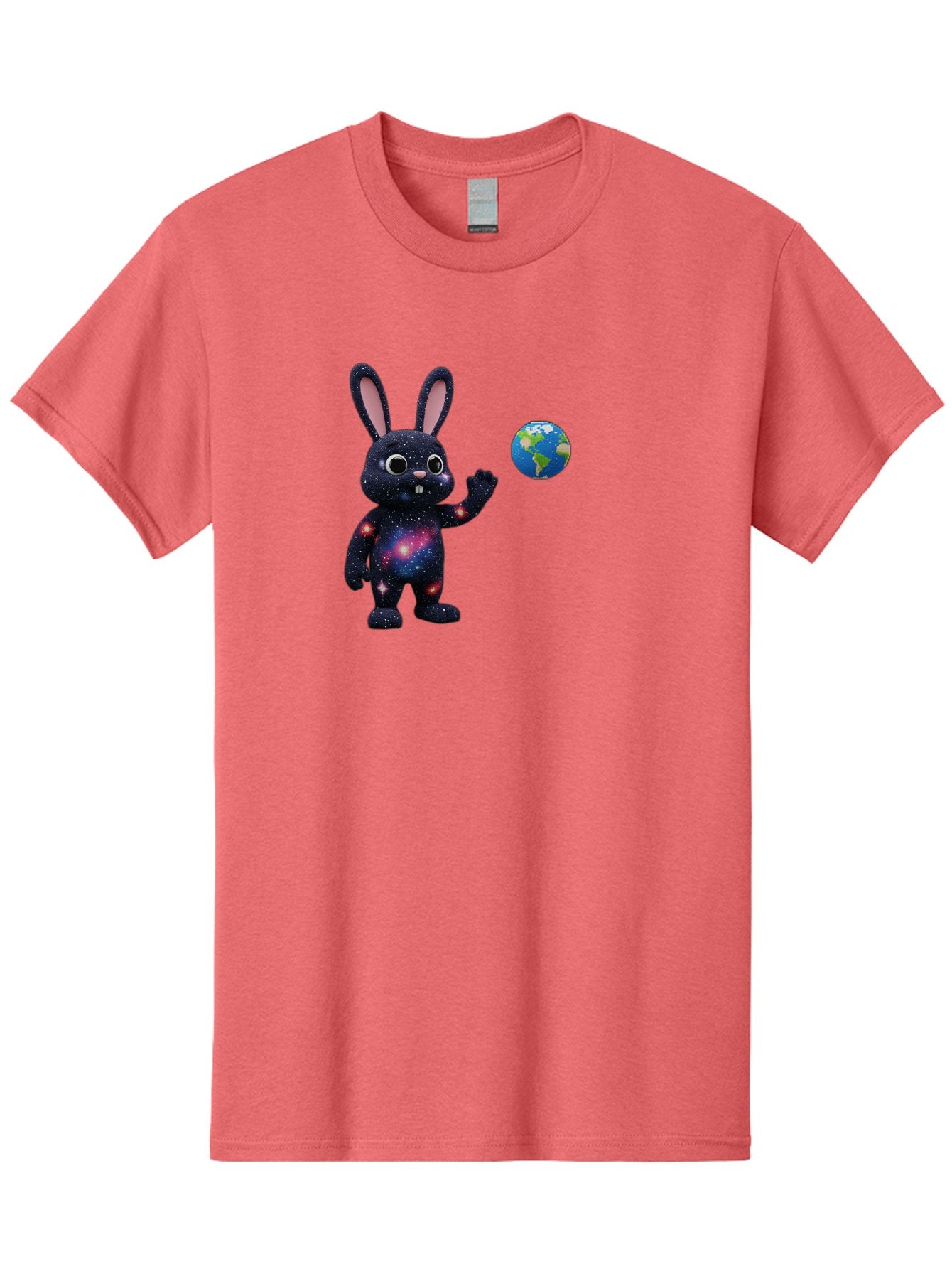 Galaxy-Bunny-2 Men'S Graphic Tee, 100% Cotton, Comfortable Casual Summer Wear, Machine Washable, Vintage Camera, Old Camera, Antique Camera, Black Camera, Classic Photography, Photography Equipment, Nostalgic Device, Film Camera, Camera Art Bai014