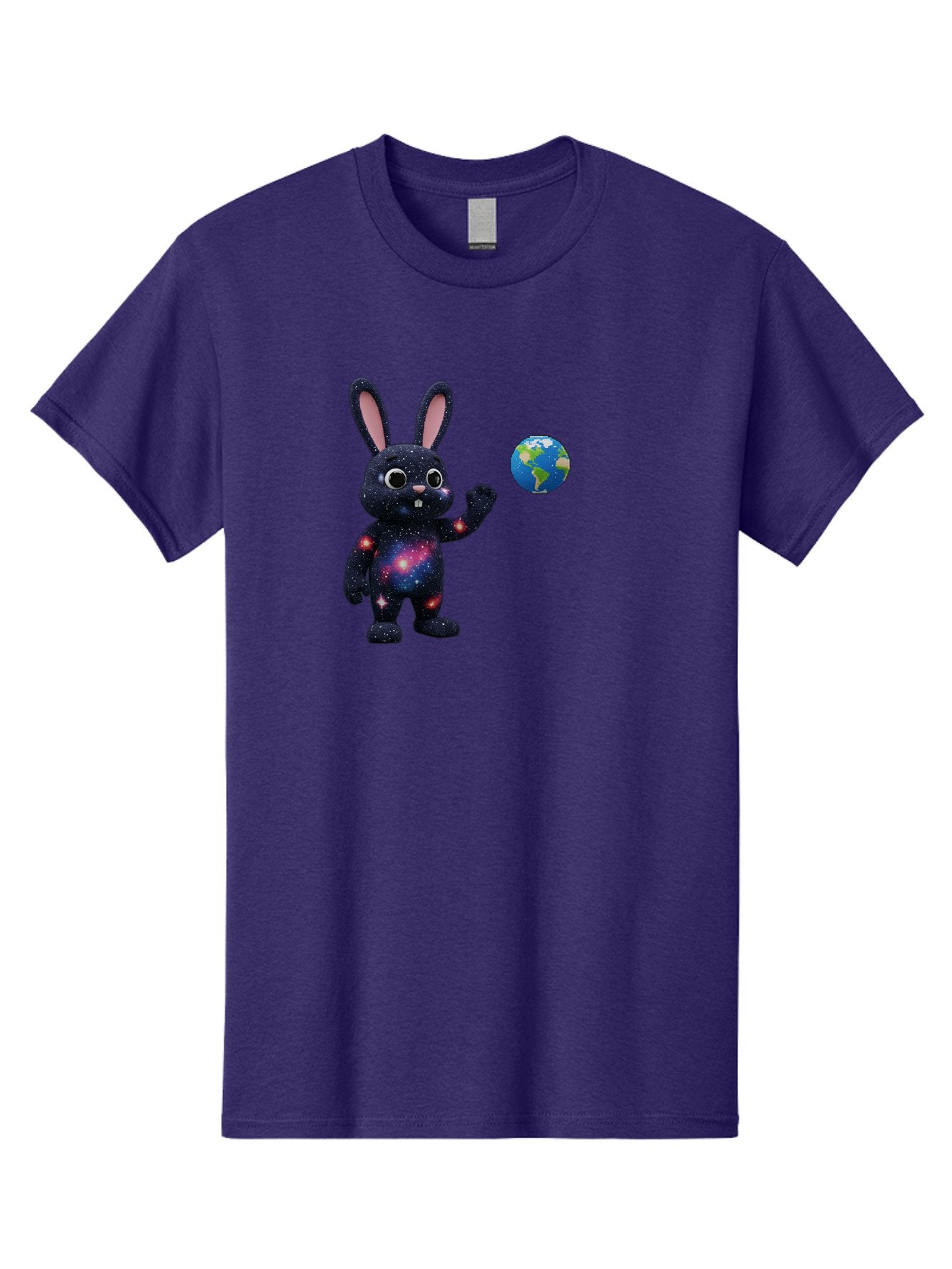 Galaxy-Bunny-2 Men'S Graphic Tee, 100% Cotton, Comfortable Casual Summer Wear, Machine Washable, Vintage Camera, Old Camera, Antique Camera, Black Camera, Classic Photography, Photography Equipment, Nostalgic Device, Film Camera, Camera Art Bai014 5