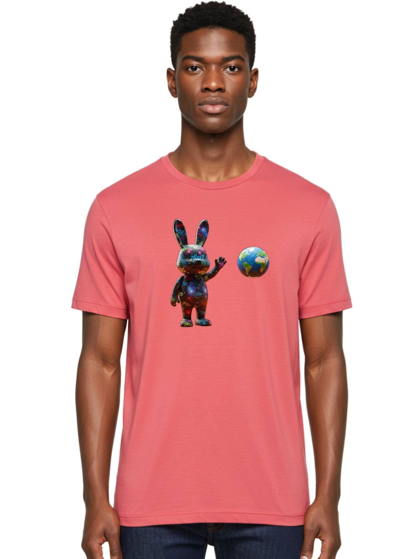 Galaxy-Bunny-3 Men'S Graphic Tee, 100% Cotton, Comfortable Casual Summer Wear, Machine Washable, Vintage Camera, Old Camera, Antique Camera, Black Camera, Classic Photography, Photography Equipment, Nostalgic Device, Film Camera, Camera Art Bai015 18