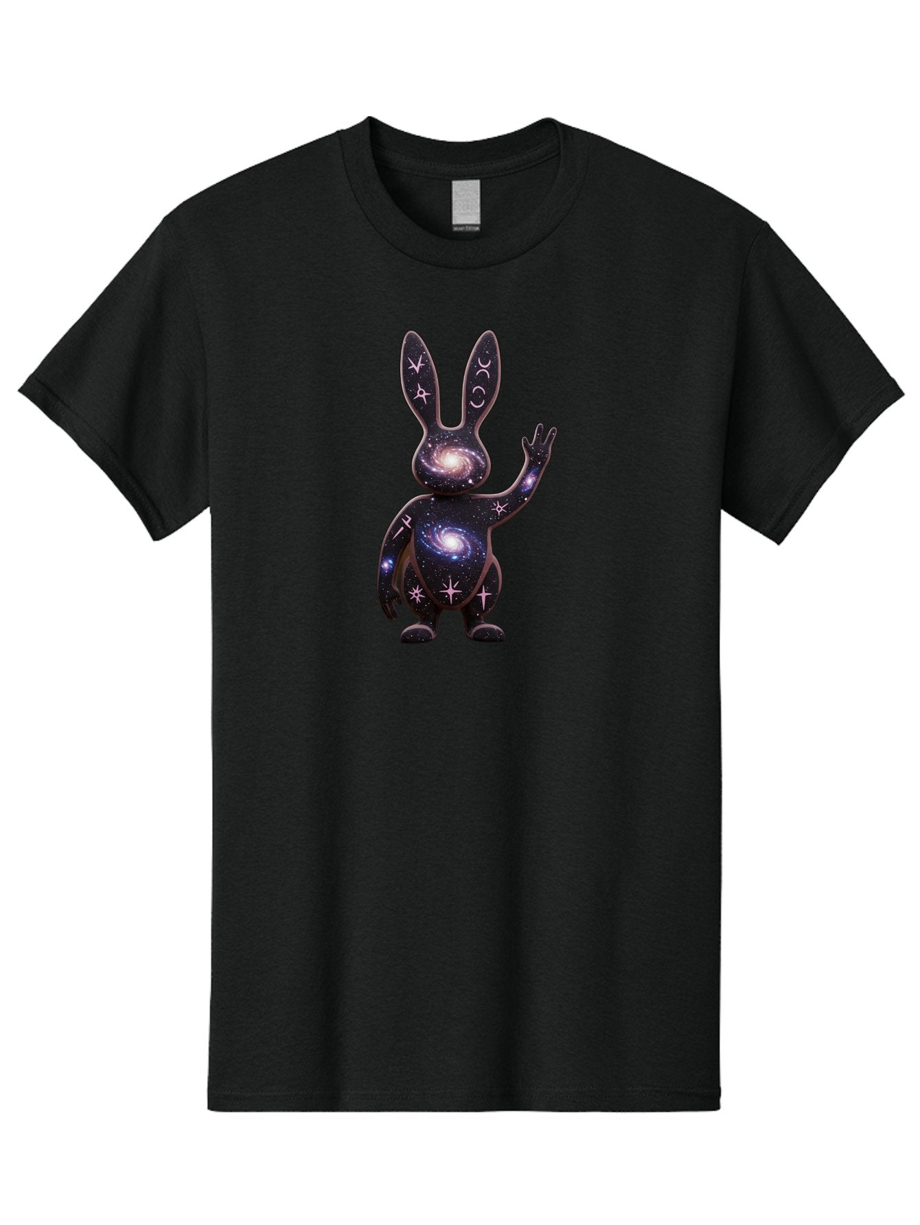 Galaxy-Bunny-4 Men'S Graphic Tee, 100% Cotton, Comfortable Casual Summer Wear, Machine Washable, Vintage Camera, Old Camera, Antique Camera, Black Camera, Classic Photography, Photography Equipment, Nostalgic Device, Film Camera, Camera Art Bai016