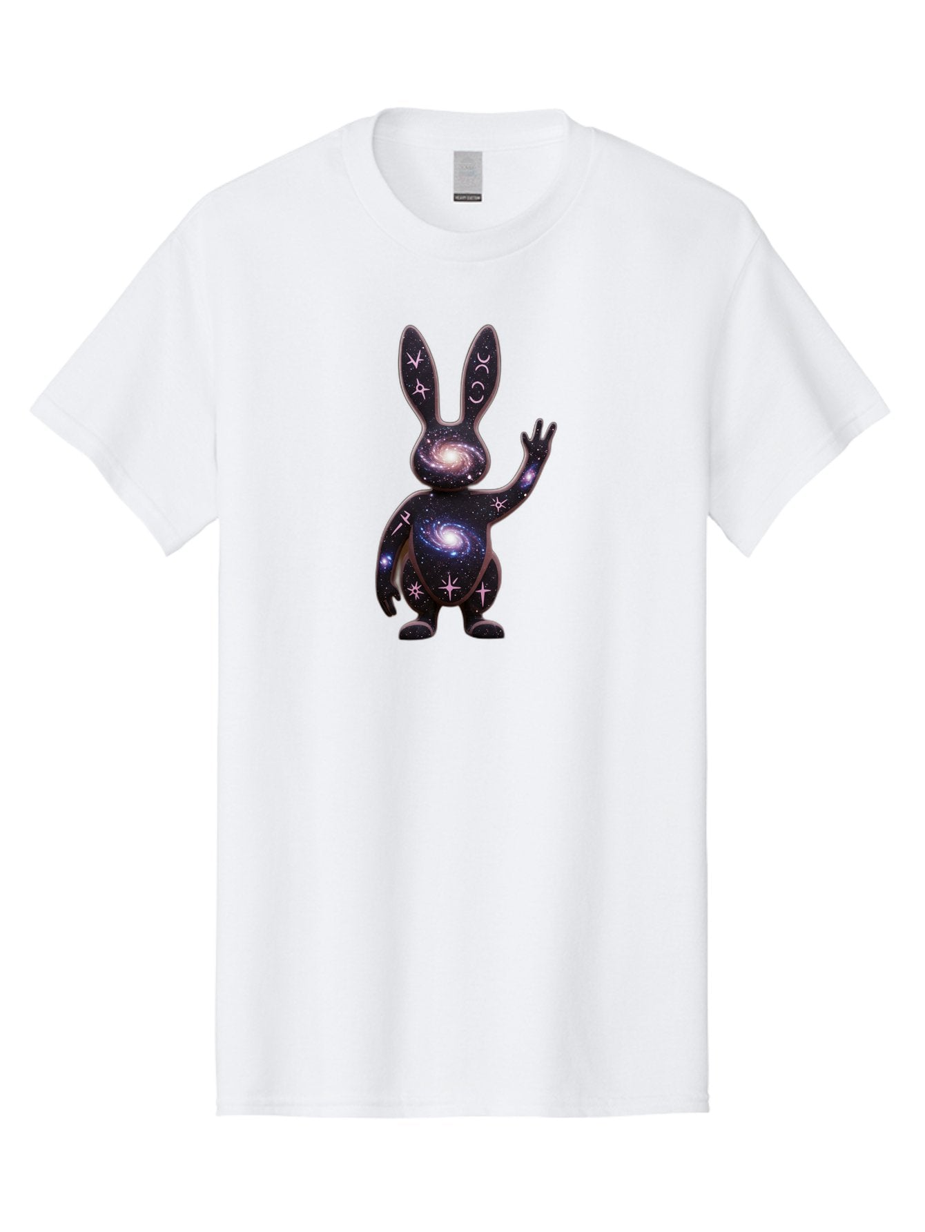Galaxy-Bunny-4 Men'S Graphic Tee, 100% Cotton, Comfortable Casual Summer Wear, Machine Washable, Vintage Camera, Old Camera, Antique Camera, Black Camera, Classic Photography, Photography Equipment, Nostalgic Device, Film Camera, Camera Art Bai016