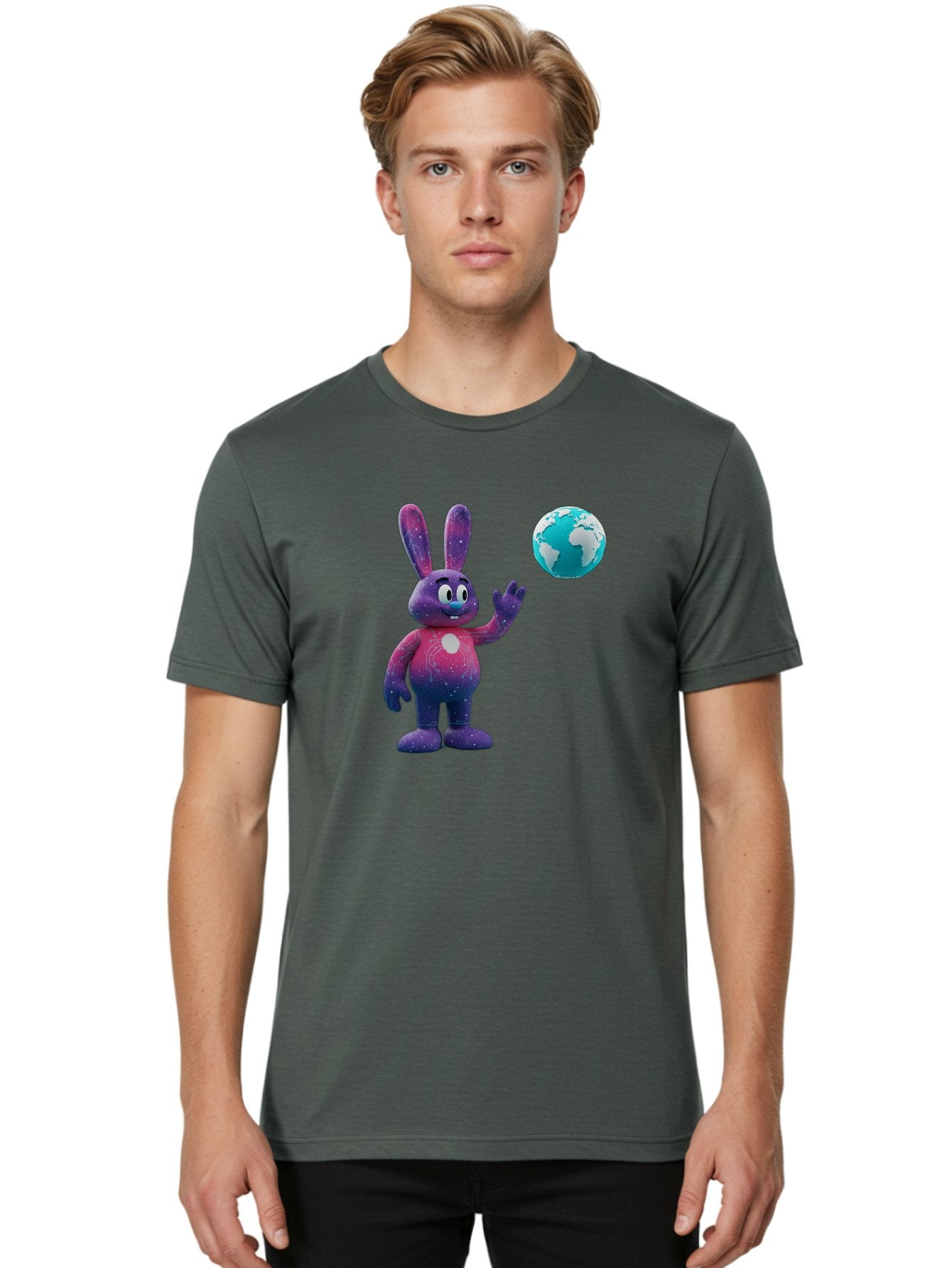 Galaxy-Bunny-5 Men'S Graphic Tee, 100% Cotton, Comfortable Casual Summer Wear, Machine Washable, Vintage Camera, Old Camera, Antique Camera, Black Camera, Classic Photography, Photography Equipment, Nostalgic Device, Film Camera, Camera Art Bai017 18