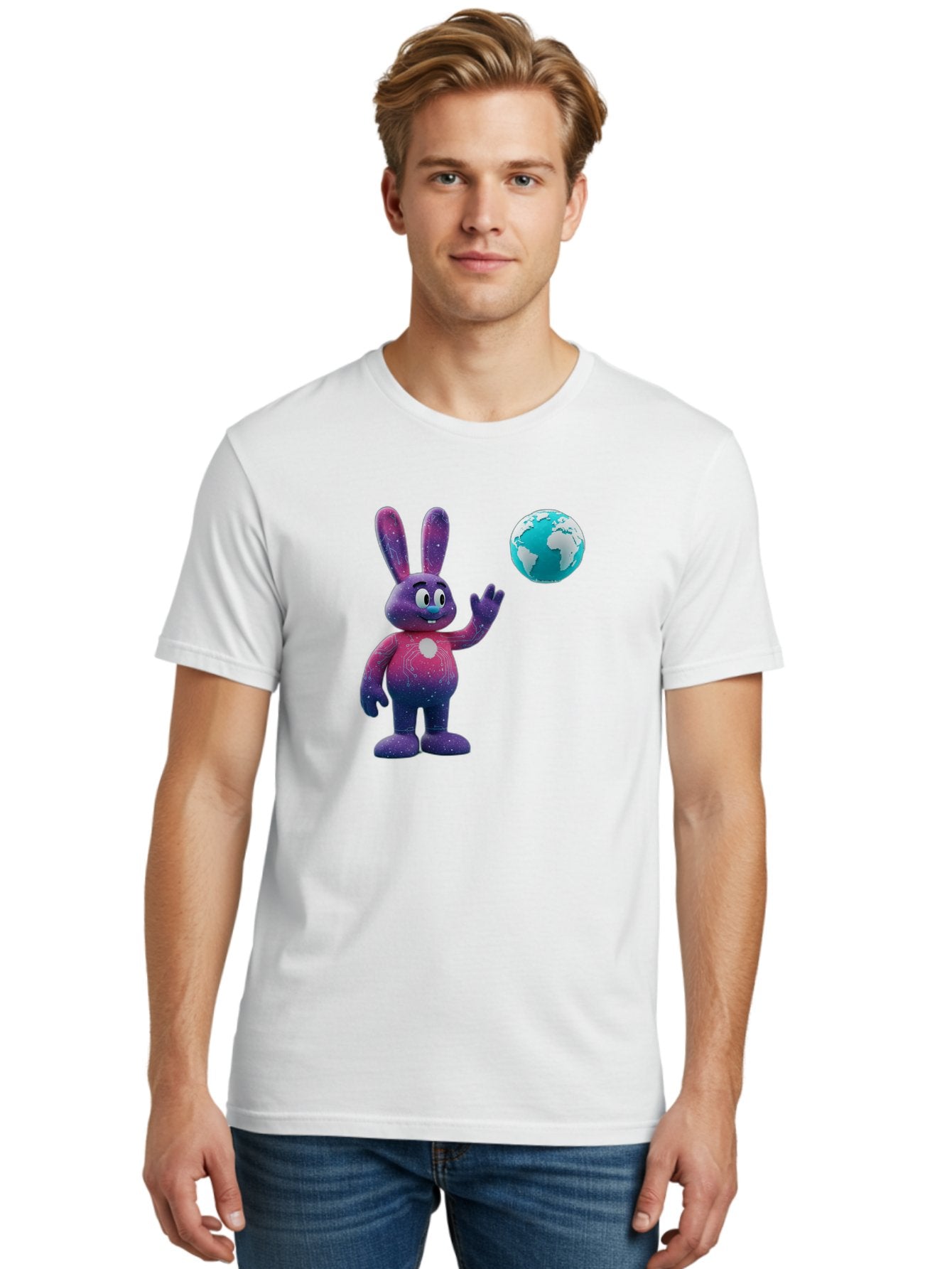 Galaxy-Bunny-5 Men'S Graphic Tee, 100% Cotton, Comfortable Casual Summer Wear, Machine Washable, Vintage Camera, Old Camera, Antique Camera, Black Camera, Classic Photography, Photography Equipment, Nostalgic Device, Film Camera, Camera Art Bai017 24