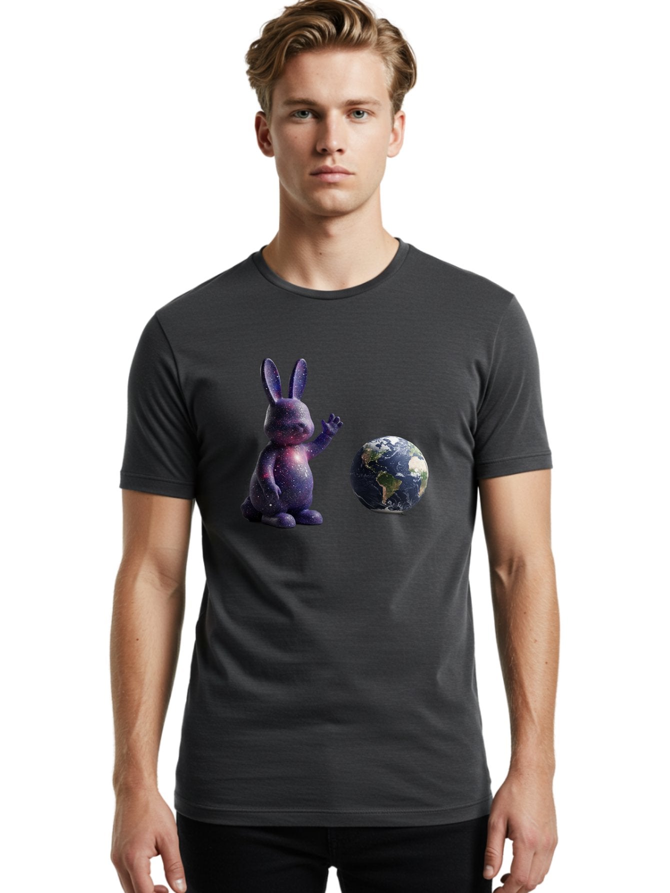 Galaxy-Bunny-6 Men'S Graphic Tee, 100% Cotton, Comfortable Casual Summer Wear, Machine Washable, Vintage Camera, Old Camera, Antique Camera, Black Camera, Classic Photography, Photography Equipment, Nostalgic Device, Film Camera, Camera Art Bai018 27