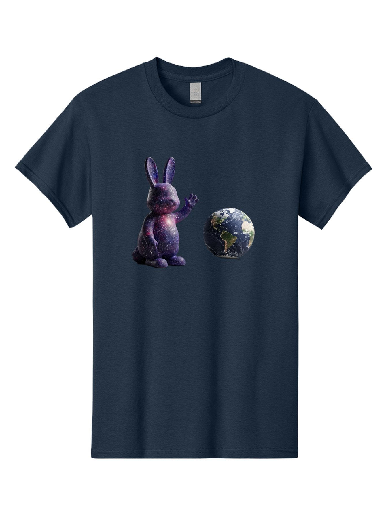 Galaxy-Bunny-6 Men'S Graphic Tee, 100% Cotton, Comfortable Casual Summer Wear, Machine Washable, Vintage Camera, Old Camera, Antique Camera, Black Camera, Classic Photography, Photography Equipment, Nostalgic Device, Film Camera, Camera Art Bai018 6