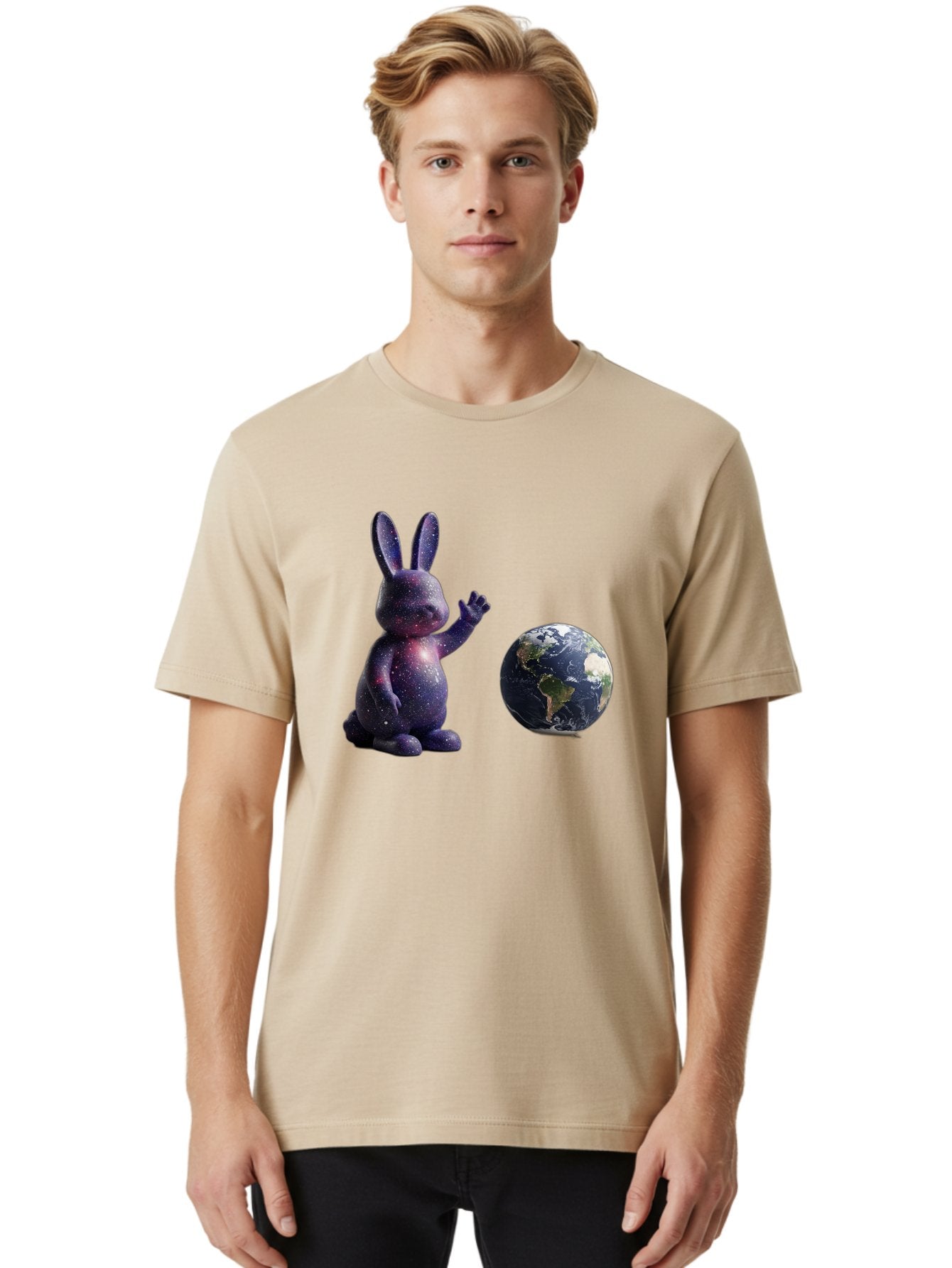 Galaxy-Bunny-6 Men'S Graphic Tee, 100% Cotton, Comfortable Casual Summer Wear, Machine Washable, Vintage Camera, Old Camera, Antique Camera, Black Camera, Classic Photography, Photography Equipment, Nostalgic Device, Film Camera, Camera Art Bai018 18