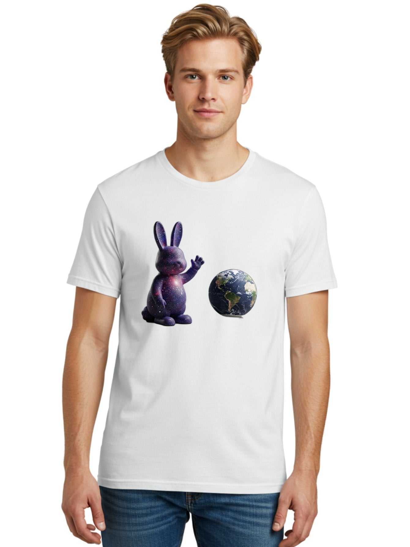 Galaxy-Bunny-6 Men'S Graphic Tee, 100% Cotton, Comfortable Casual Summer Wear, Machine Washable, Vintage Camera, Old Camera, Antique Camera, Black Camera, Classic Photography, Photography Equipment, Nostalgic Device, Film Camera, Camera Art Bai018 19