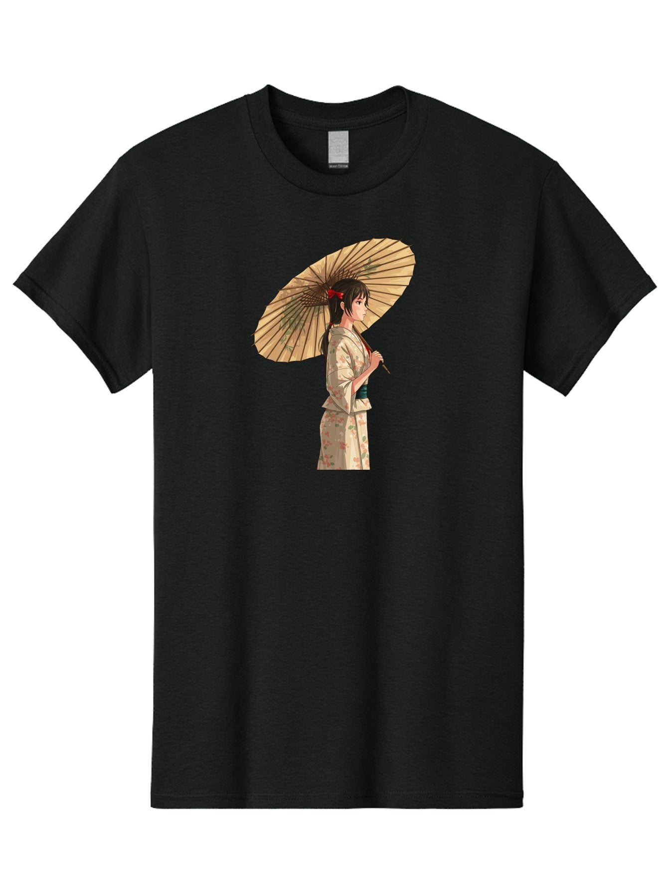 Geisha-With-Parasol Men'S Graphic Tee, 100% Cotton, Comfortable Casual Summer Wear, Machine Washable, Vintage Camera, Old Camera, Antique Camera, Black Camera, Classic Photography, Photography Equipment, Nostalgic Device, Film Camera, Bai023 6