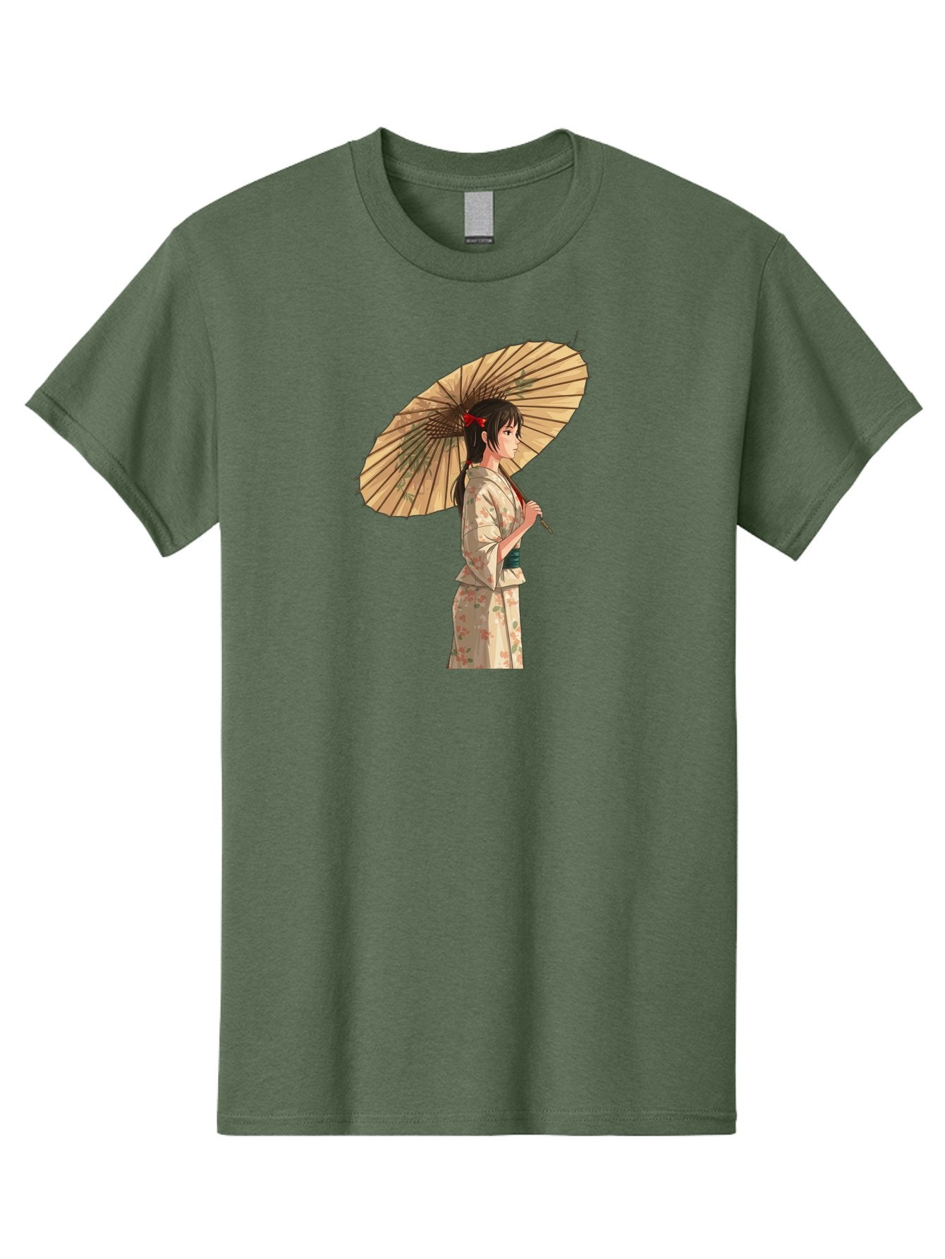 Geisha-With-Parasol Men'S Graphic Tee, 100% Cotton, Comfortable Casual Summer Wear, Machine Washable, Vintage Camera, Old Camera, Antique Camera, Black Camera, Classic Photography, Photography Equipment, Nostalgic Device, Film Camera, Bai023 12