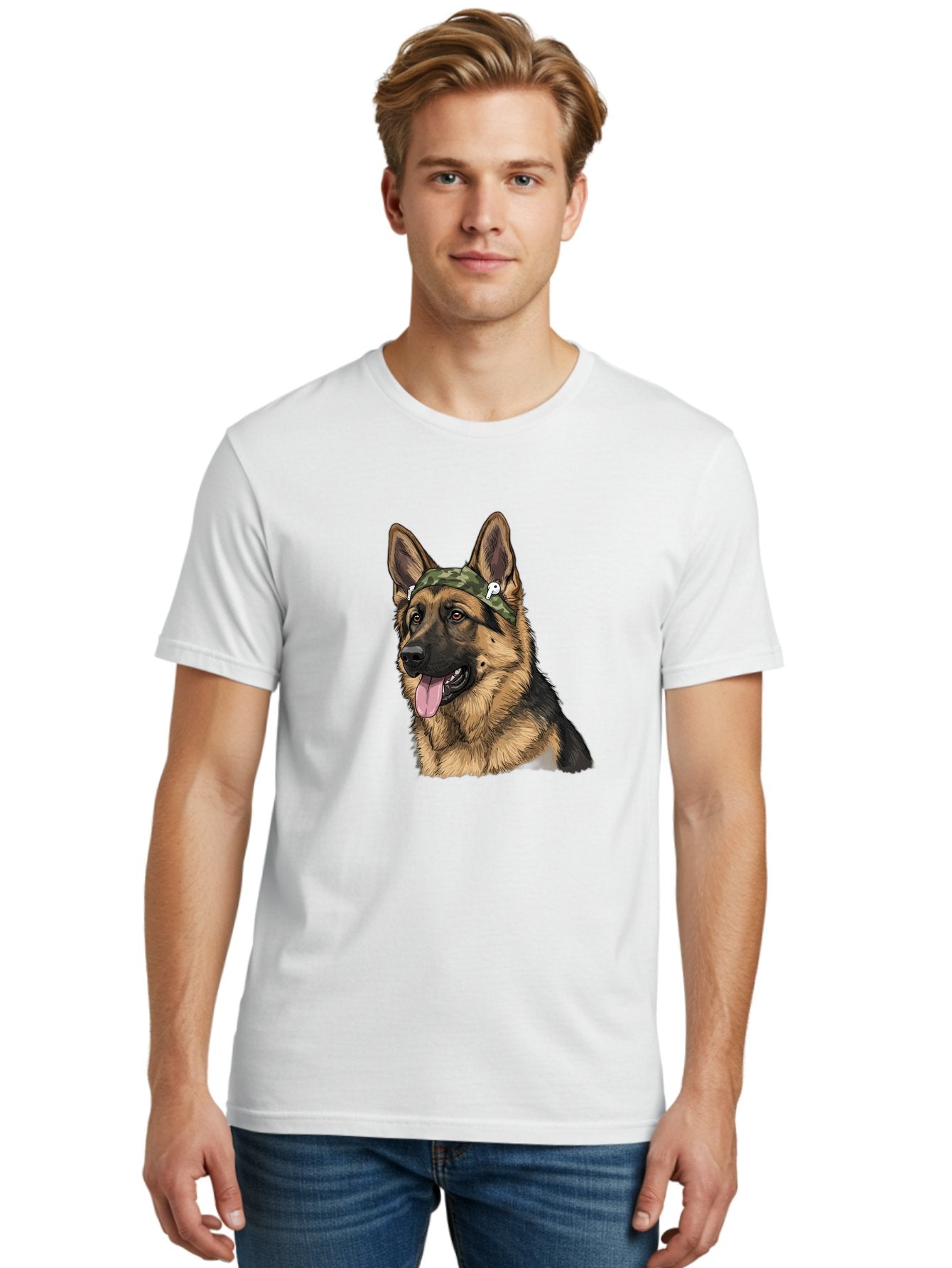 German-Shepherd Men'S Graphic Tee, 100% Cotton, Comfortable Casual Summer Wear, Machine Washable, Vintage Camera, Old Camera, Antique Camera, Black Camera, Classic Photography, Photography Equipment, Nostalgic Device, Film Camera, Camera Art Bai024 25