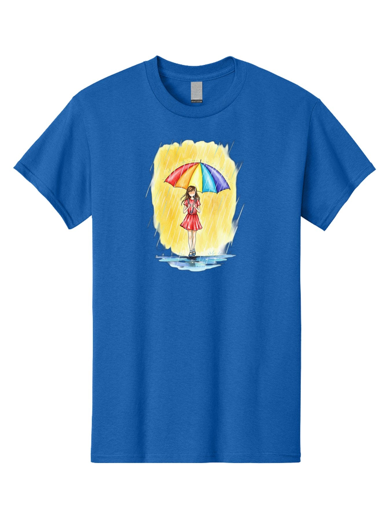 Girl-In-Red-Dress-With-Rainbow-Umbrella Men'S Graphic Tee, 100% Cotton, Comfortable Casual Summer Wear, Machine Washable, Vintage Camera, Old Camera, Antique Camera, Black Camera, Classic Photography, Photography Equipment, Nostalgic Device, Bai027 6