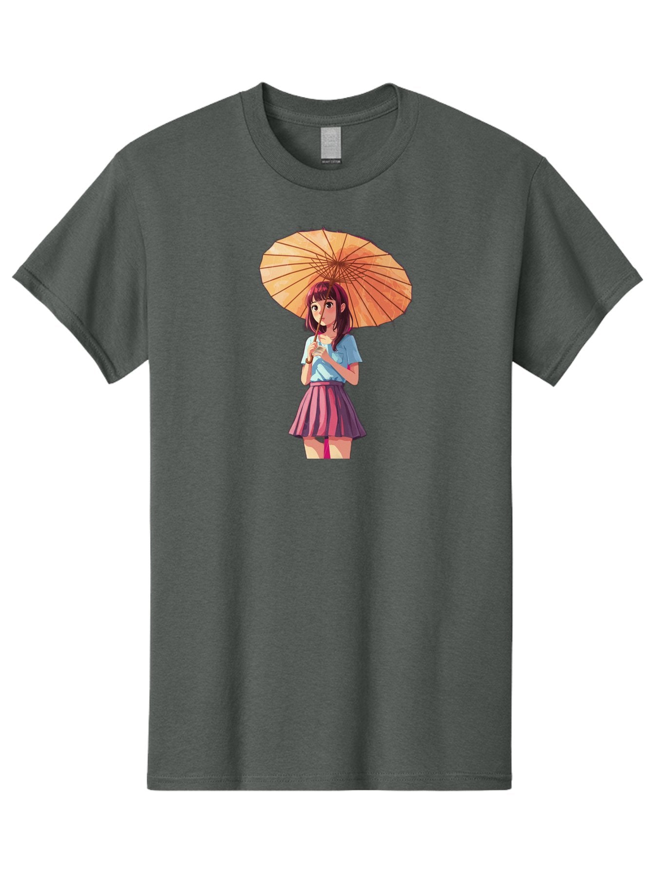 Girl-With-Parasol-1 Men'S Graphic Tee, 100% Cotton, Comfortable Casual Summer Wear, Machine Washable, Vintage Camera, Old Camera, Antique Camera, Black Camera, Classic Photography, Photography Equipment, Nostalgic Device, Film Camera, Bai030 12