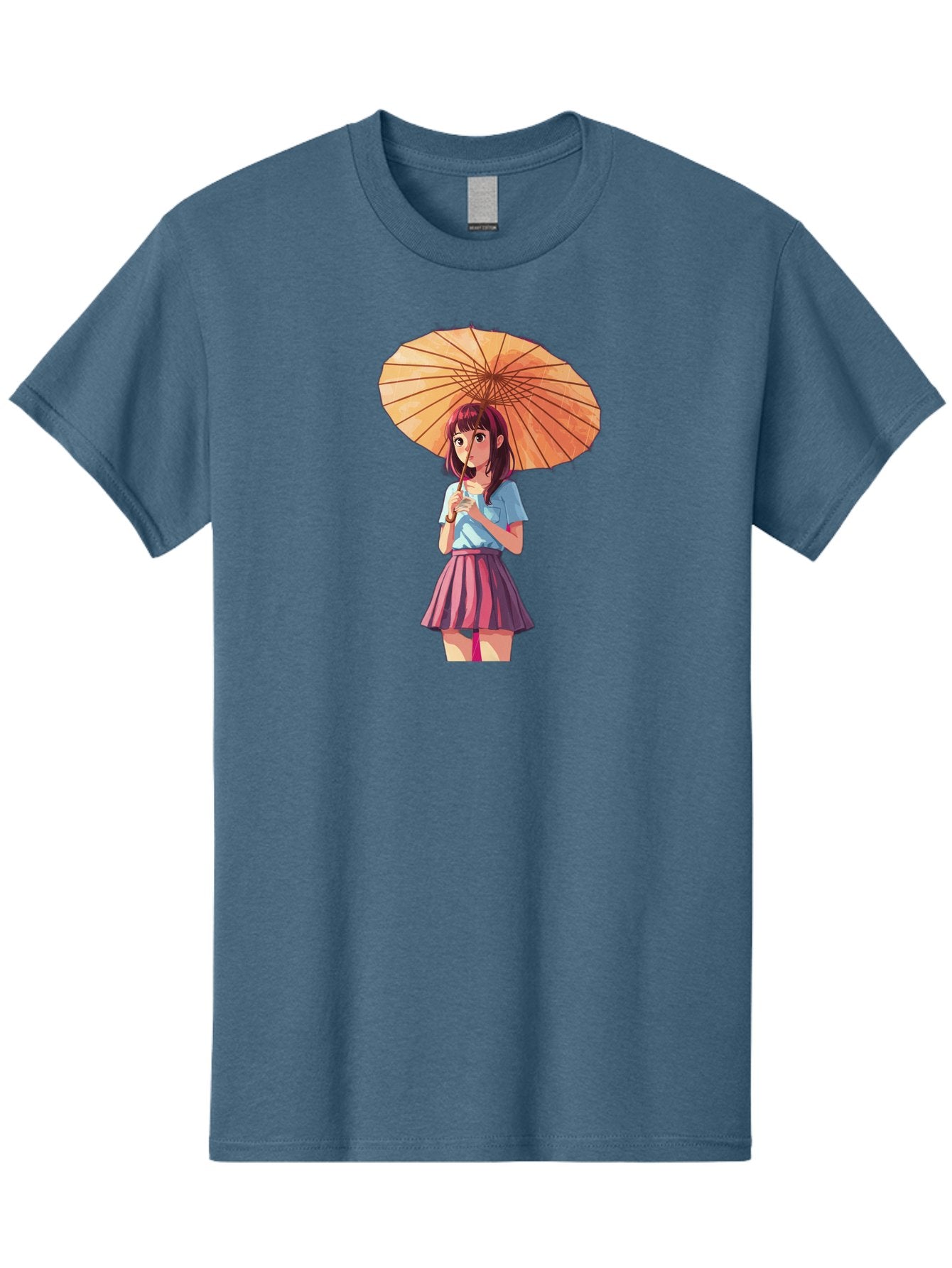Girl-With-Parasol-1 Men'S Graphic Tee, 100% Cotton, Comfortable Casual Summer Wear, Machine Washable, Vintage Camera, Old Camera, Antique Camera, Black Camera, Classic Photography, Photography Equipment, Nostalgic Device, Film Camera, Bai030 7